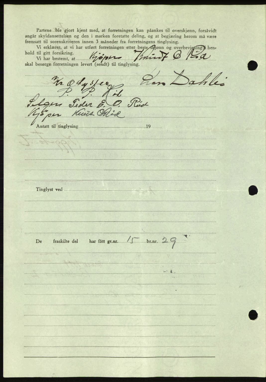 Romsdal sorenskriveri, AV/SAT-A-4149/1/2/2C: Mortgage book no. A17, 1944-1945, Diary no: : 1788/1944