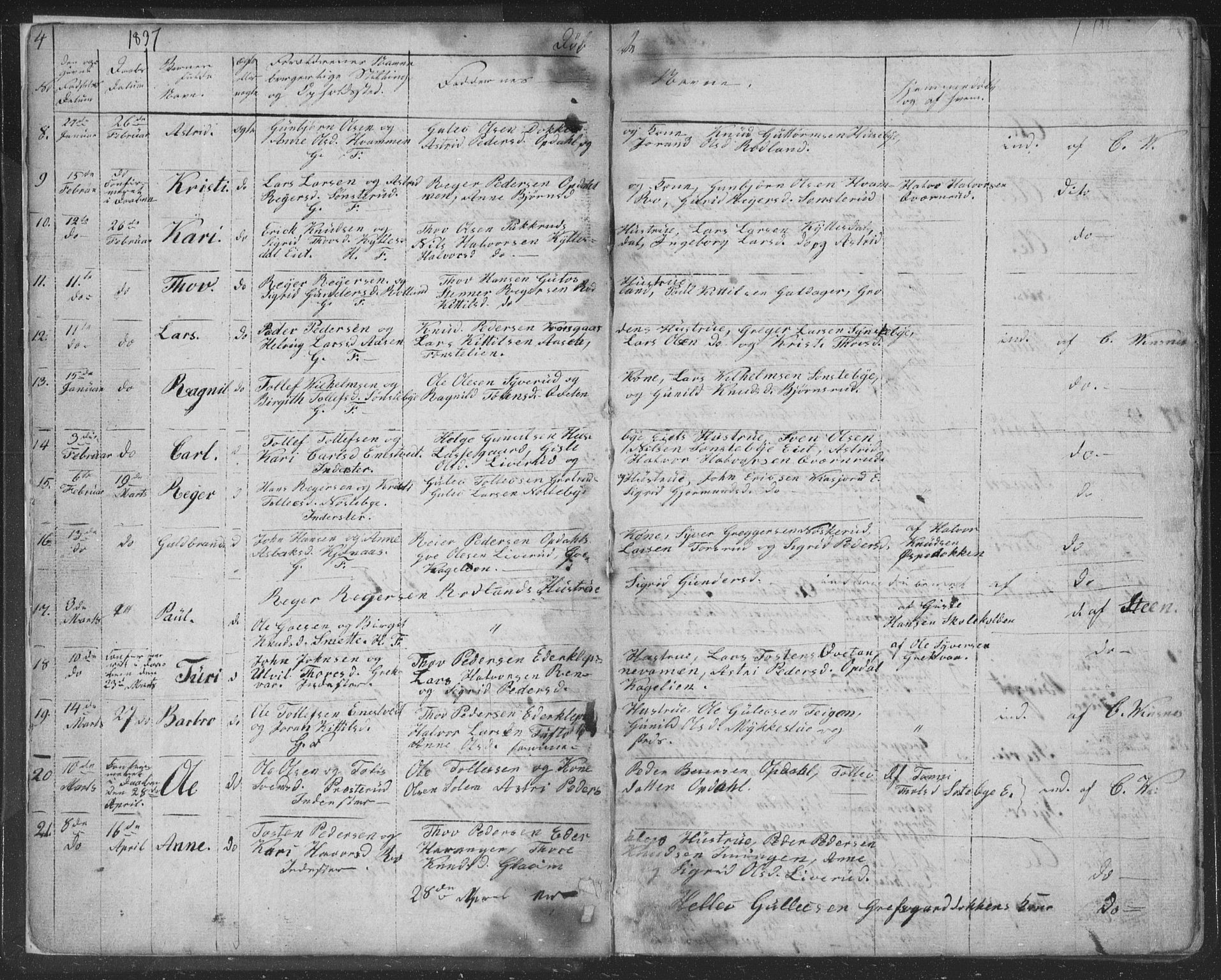 Nore kirkebøker, AV/SAKO-A-238/F/Fc/L0002: Parish register (official) no. III 2, 1836-1861, p. 4