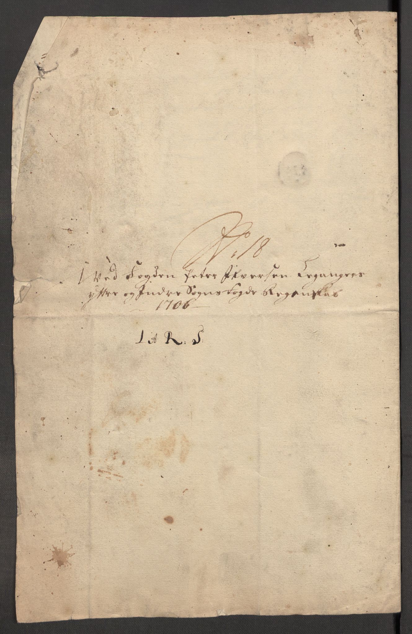 Rentekammeret inntil 1814, Reviderte regnskaper, Fogderegnskap, AV/RA-EA-4092/R52/L3314: Fogderegnskap Sogn, 1705-1707, p. 407