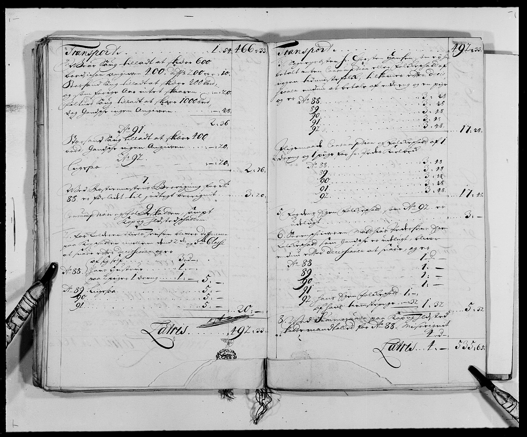 Rentekammeret inntil 1814, Reviderte regnskaper, Fogderegnskap, AV/RA-EA-4092/R29/L1693: Fogderegnskap Hurum og Røyken, 1688-1693, p. 373