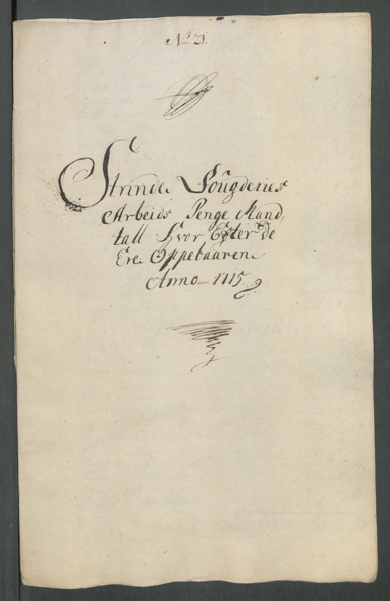 Rentekammeret inntil 1814, Reviderte regnskaper, Fogderegnskap, AV/RA-EA-4092/R61/L4115: Fogderegnskap Strinda og Selbu, 1715-1716, p. 167