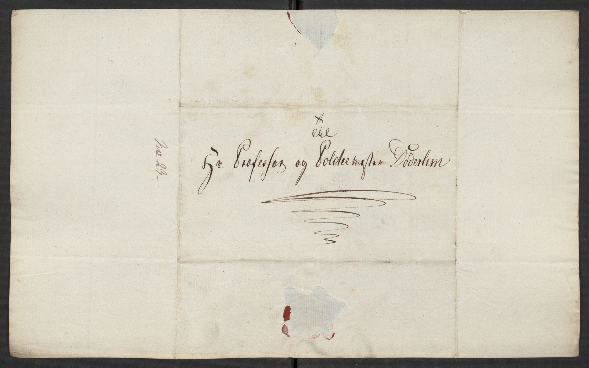 Oslo politidistrikt, AV/SAO-A-10085/D/Da/L0003: Innkomne brev, pro memoria m.v., 1781, p. 164