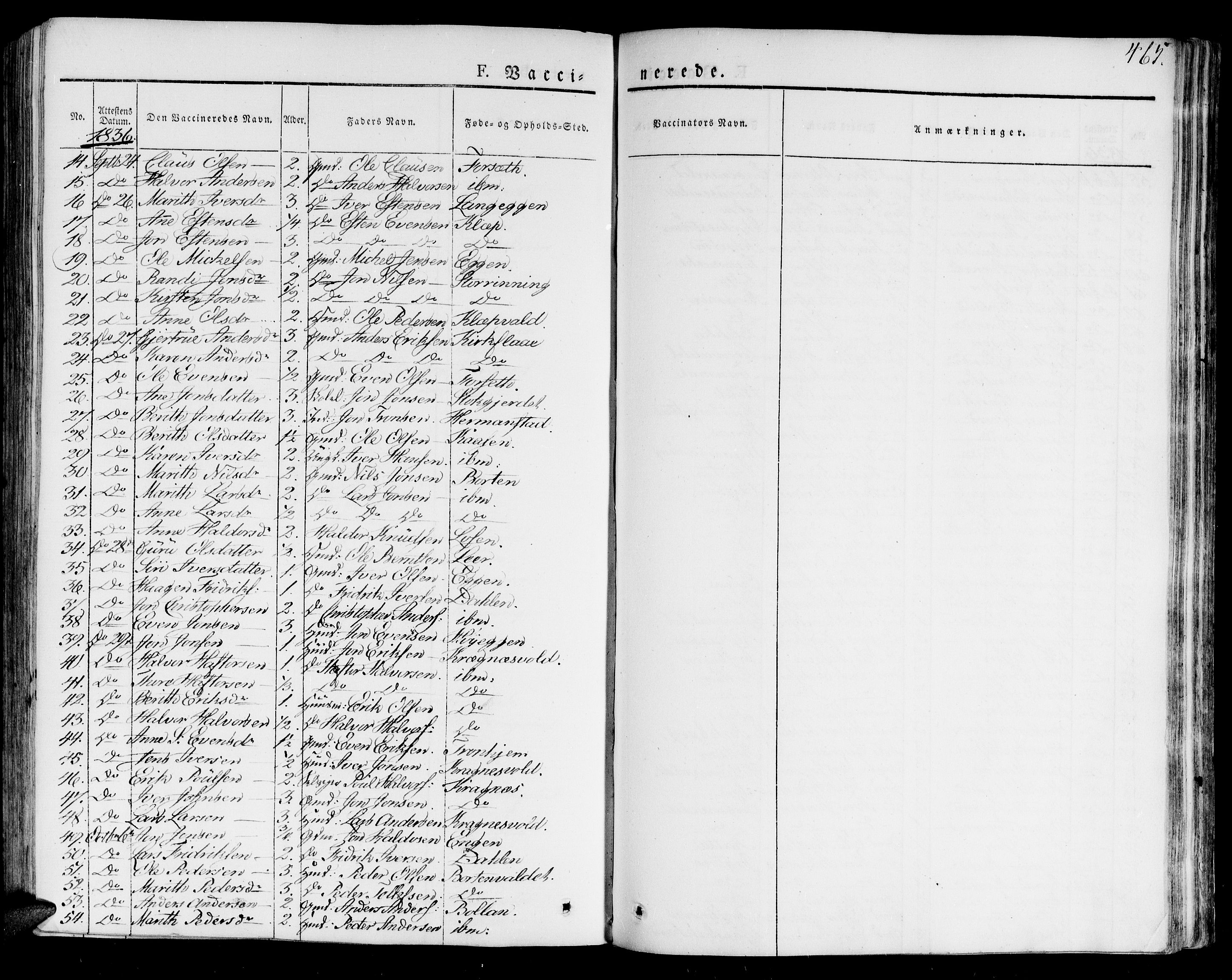 Ministerialprotokoller, klokkerbøker og fødselsregistre - Sør-Trøndelag, SAT/A-1456/691/L1070: Parish register (official) no. 691A05 /1, 1826-1841, p. 465