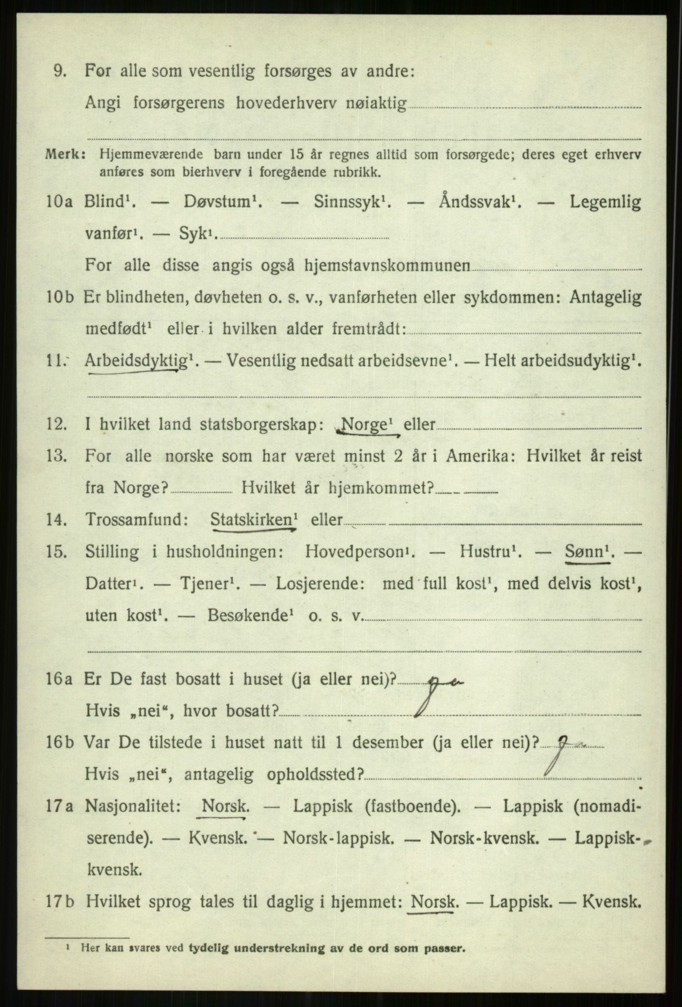 SATØ, 1920 census for Målselv, 1920, p. 4452