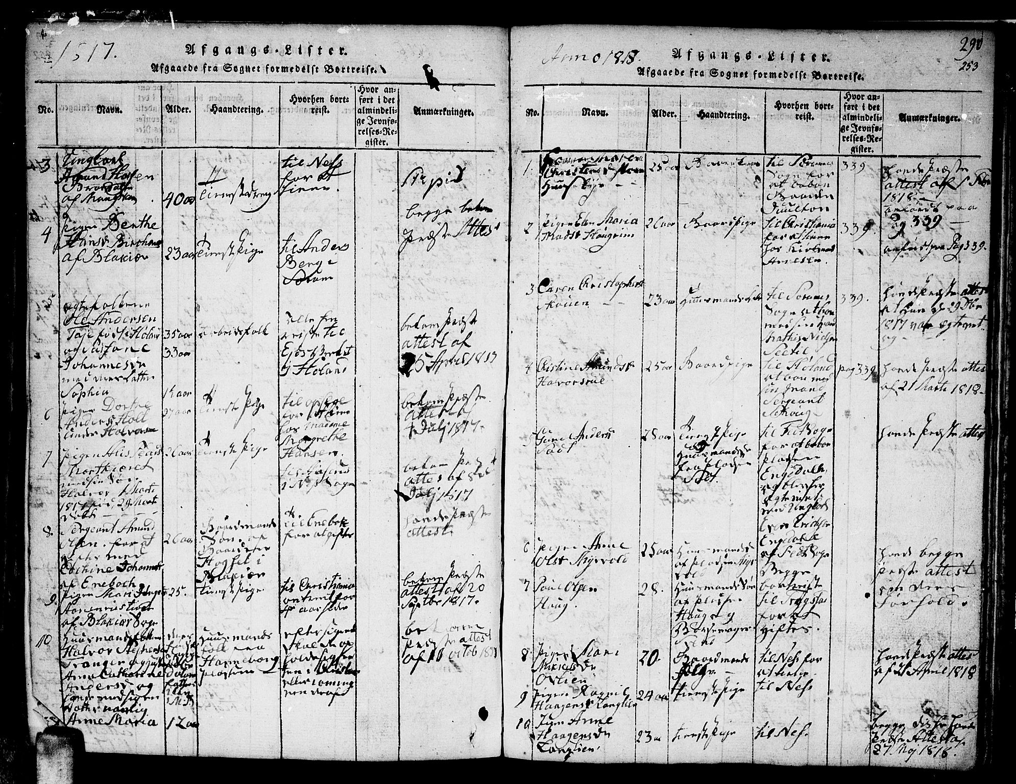 Aurskog prestekontor Kirkebøker, AV/SAO-A-10304a/F/Fa/L0005: Parish register (official) no. I 5, 1814-1829, p. 353