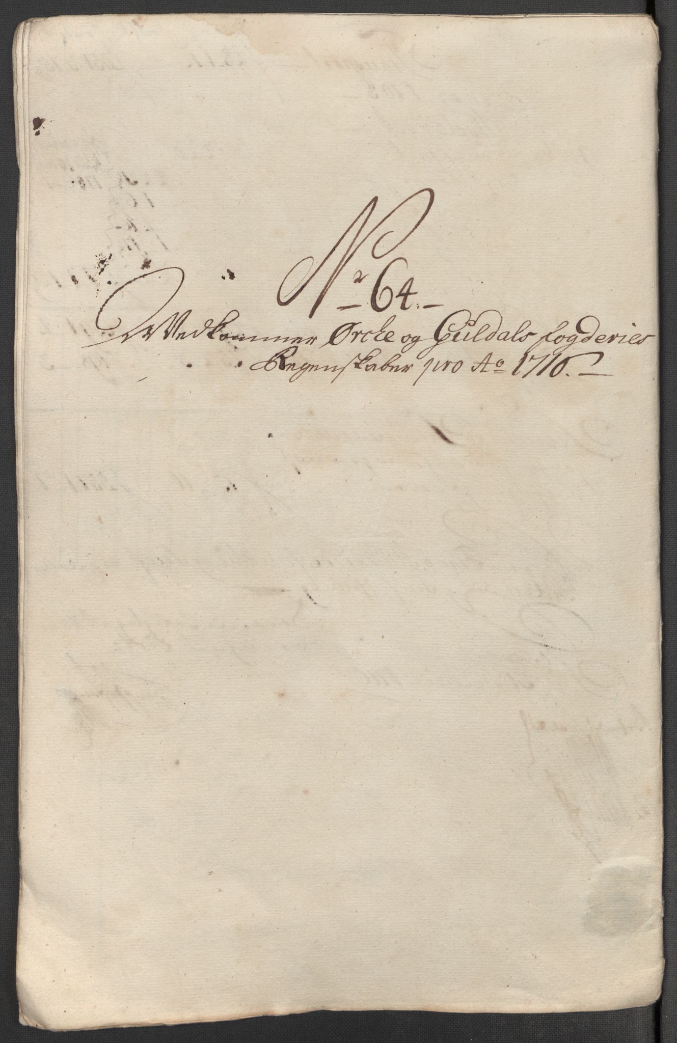 Rentekammeret inntil 1814, Reviderte regnskaper, Fogderegnskap, AV/RA-EA-4092/R60/L3968: Fogderegnskap Orkdal og Gauldal, 1716, p. 154