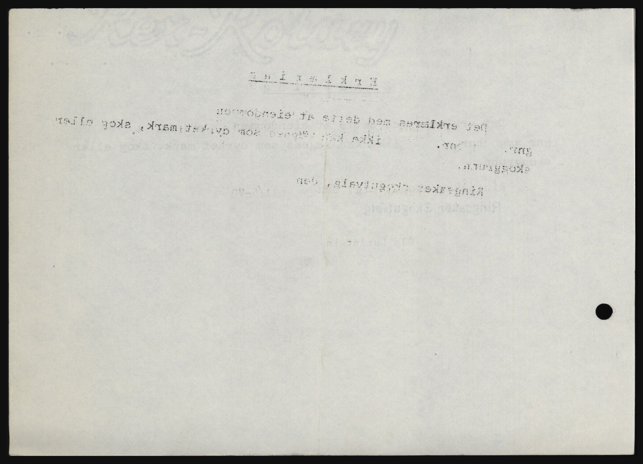 Nord-Hedmark sorenskriveri, SAH/TING-012/H/Hc/L0033: Mortgage book no. 33, 1970-1970, Diary no: : 3274/1970