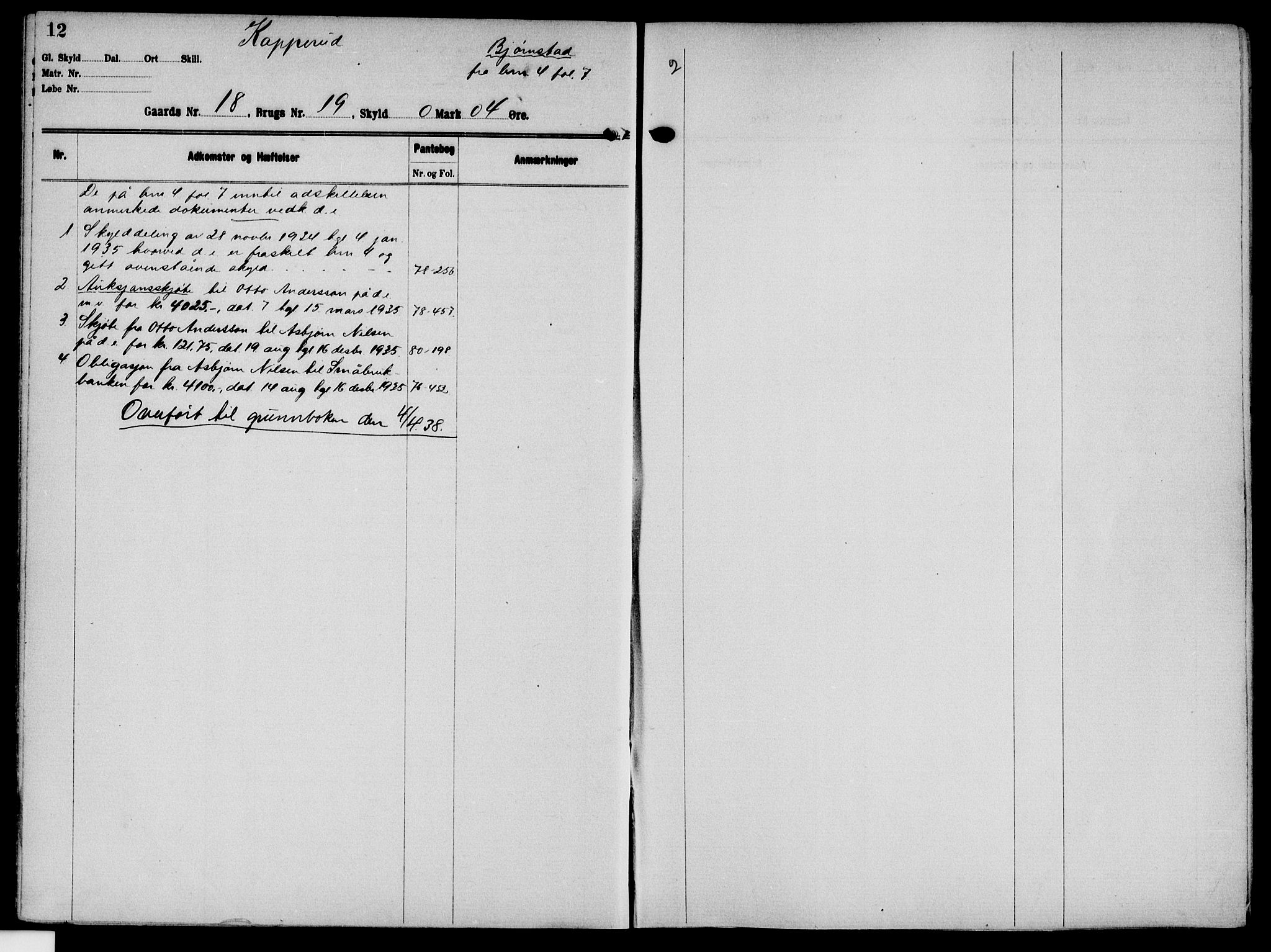 Solør tingrett, AV/SAH-TING-008/H/Ha/Hak/L0002: Mortgage register no. II, 1900-1935, p. 12