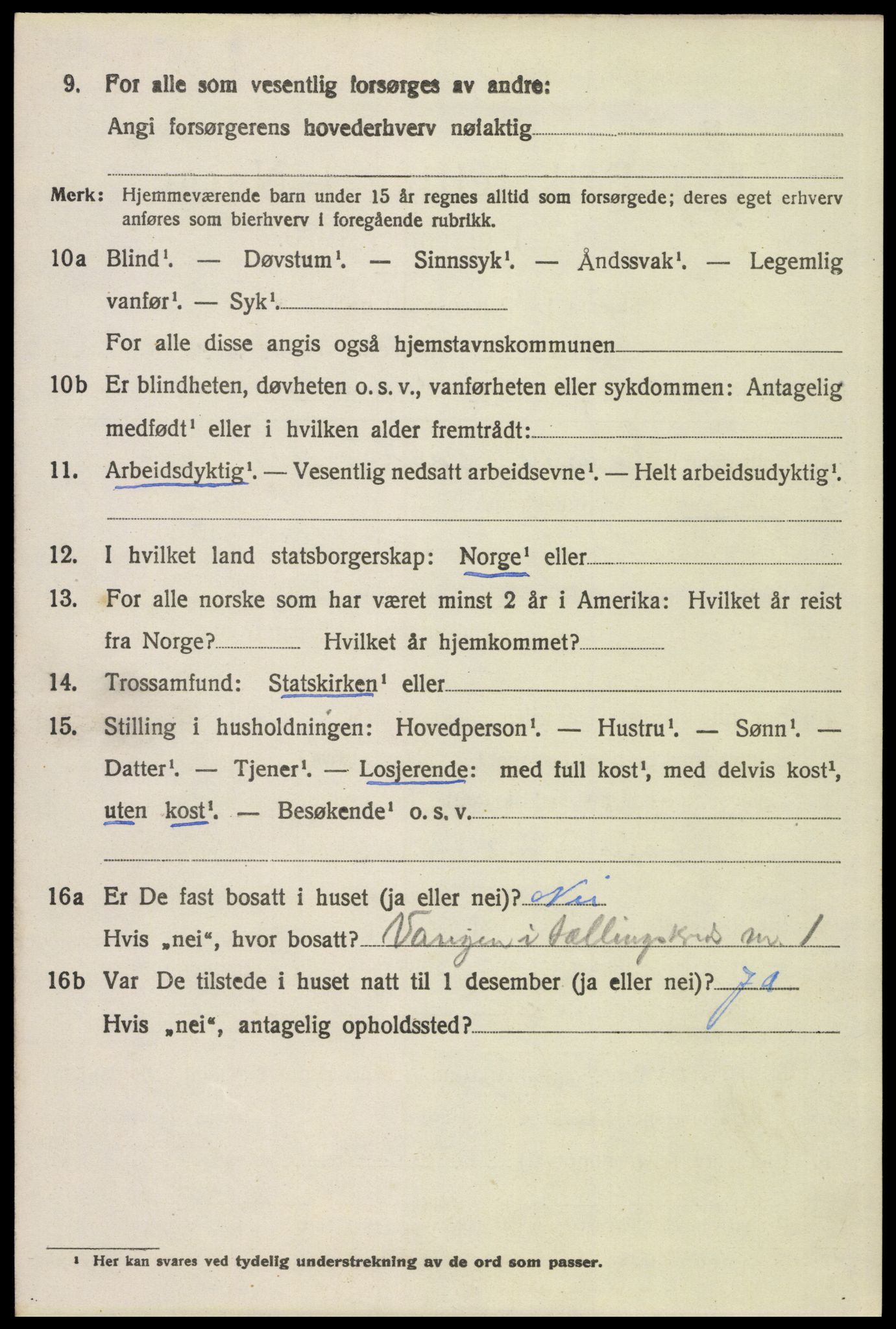 SAH, 1920 census for Eidskog, 1920, p. 3006