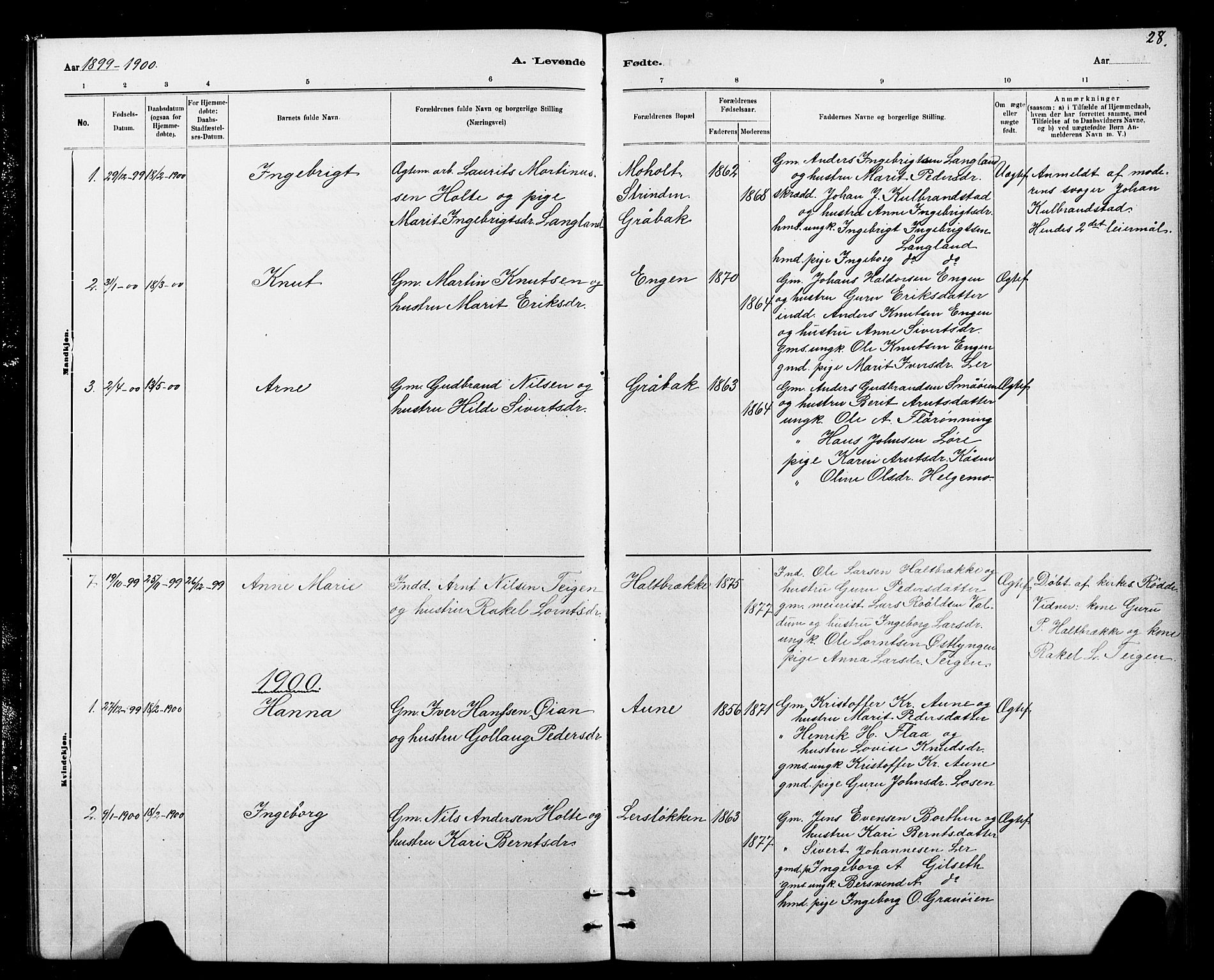 Ministerialprotokoller, klokkerbøker og fødselsregistre - Sør-Trøndelag, SAT/A-1456/693/L1123: Parish register (copy) no. 693C04, 1887-1910, p. 28