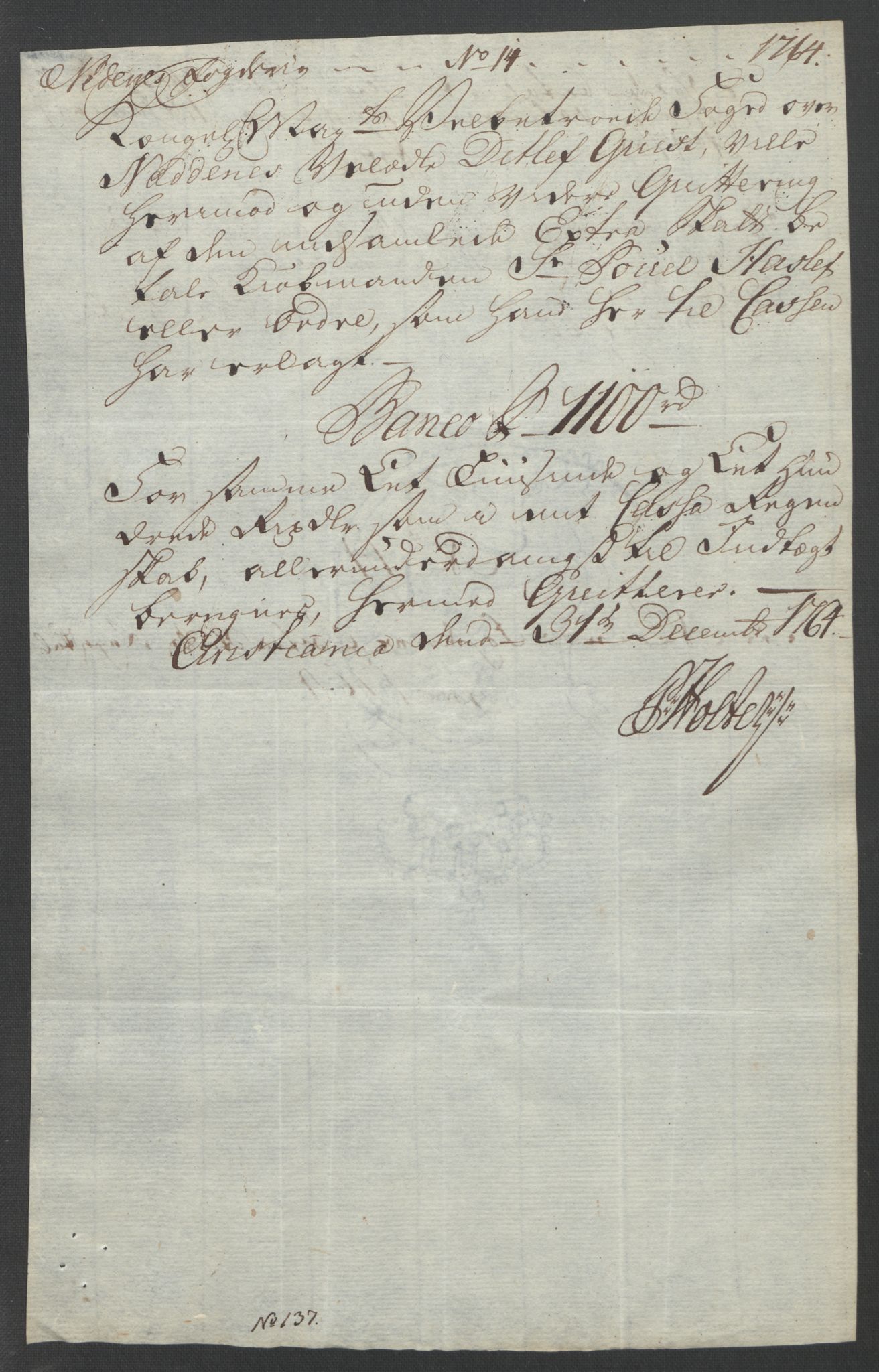 Rentekammeret inntil 1814, Reviderte regnskaper, Fogderegnskap, AV/RA-EA-4092/R39/L2424: Ekstraskatten Nedenes, 1762-1767, p. 121