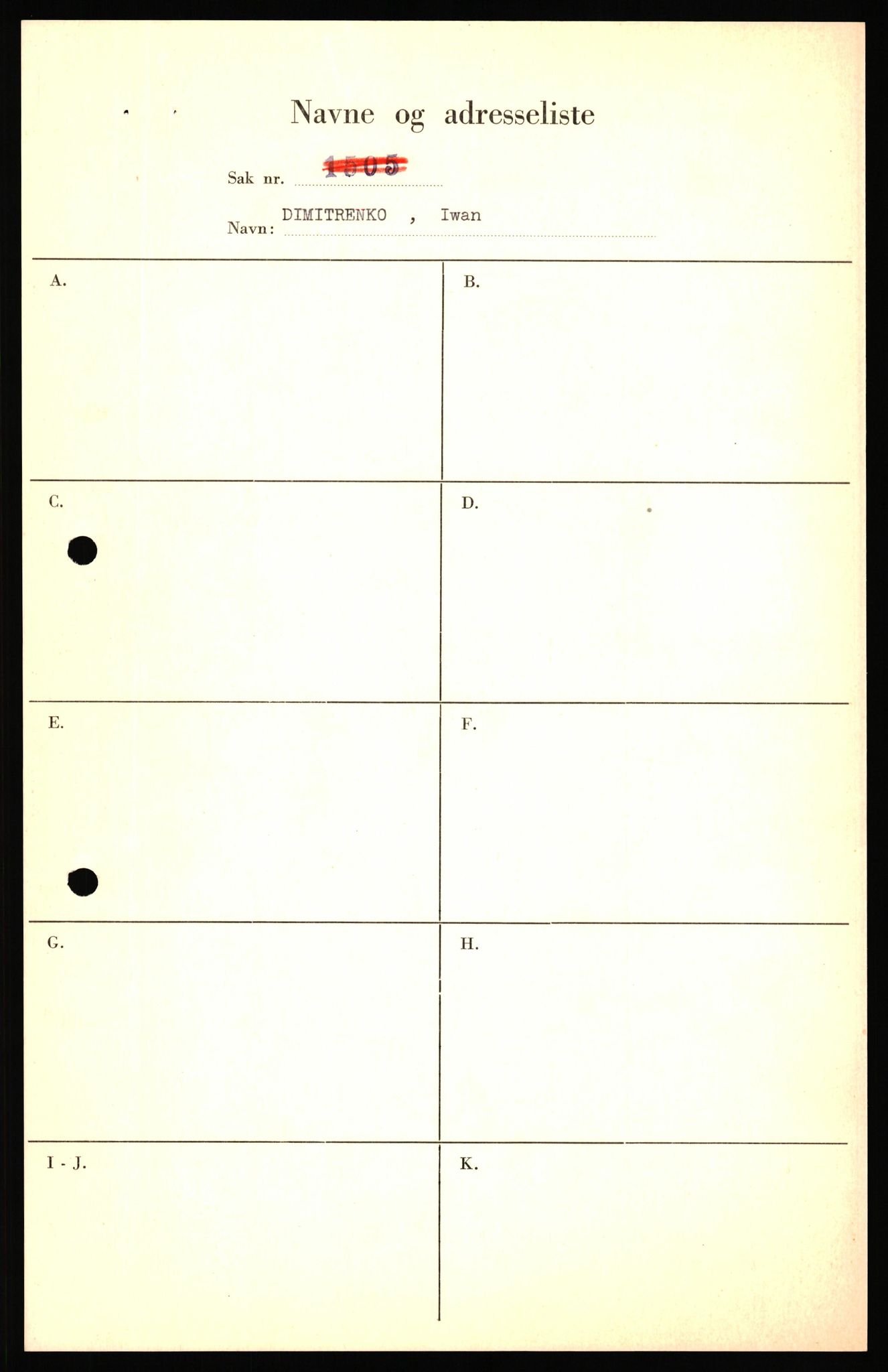 Forsvaret, Forsvarets overkommando II, AV/RA-RAFA-3915/D/Db/L0041: CI Questionaires.  Diverse nasjonaliteter., 1945-1946, p. 54