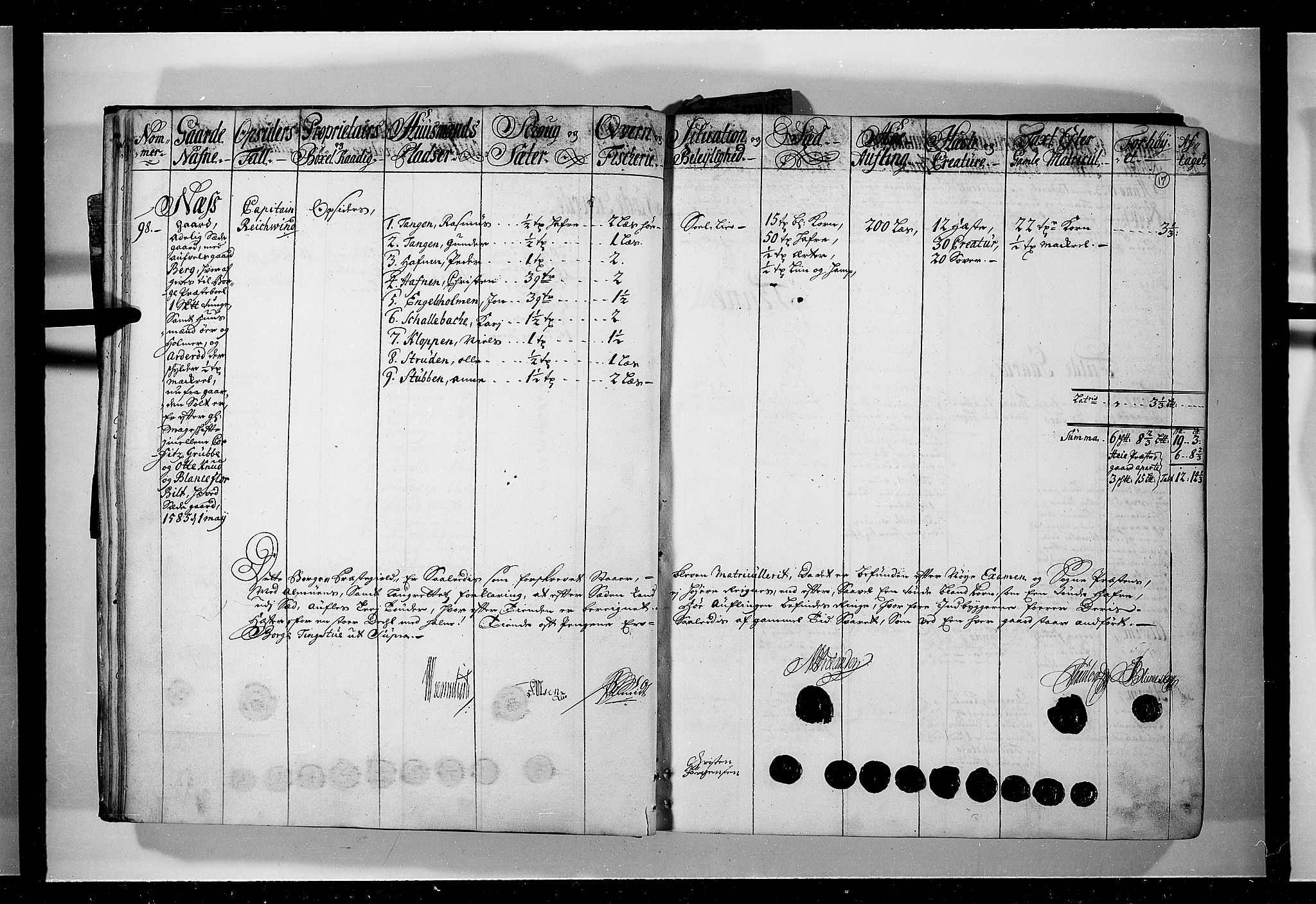 Rentekammeret inntil 1814, Realistisk ordnet avdeling, RA/EA-4070/N/Nb/Nbf/L0095: Moss, Onsøy, Tune og Veme eksaminasjonsprotokoll, 1723, p. 16b-17a