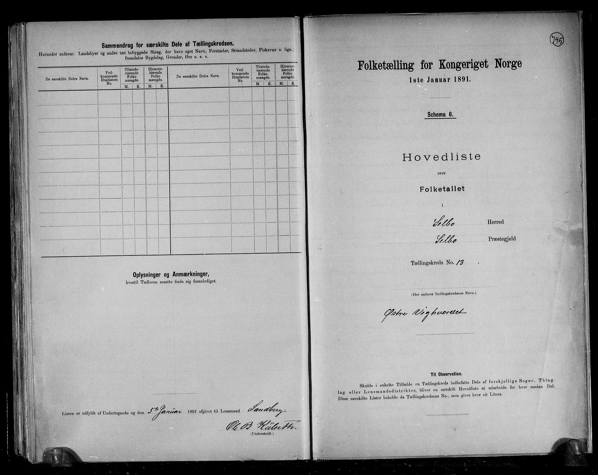 RA, 1891 census for 1664 Selbu, 1891, p. 31