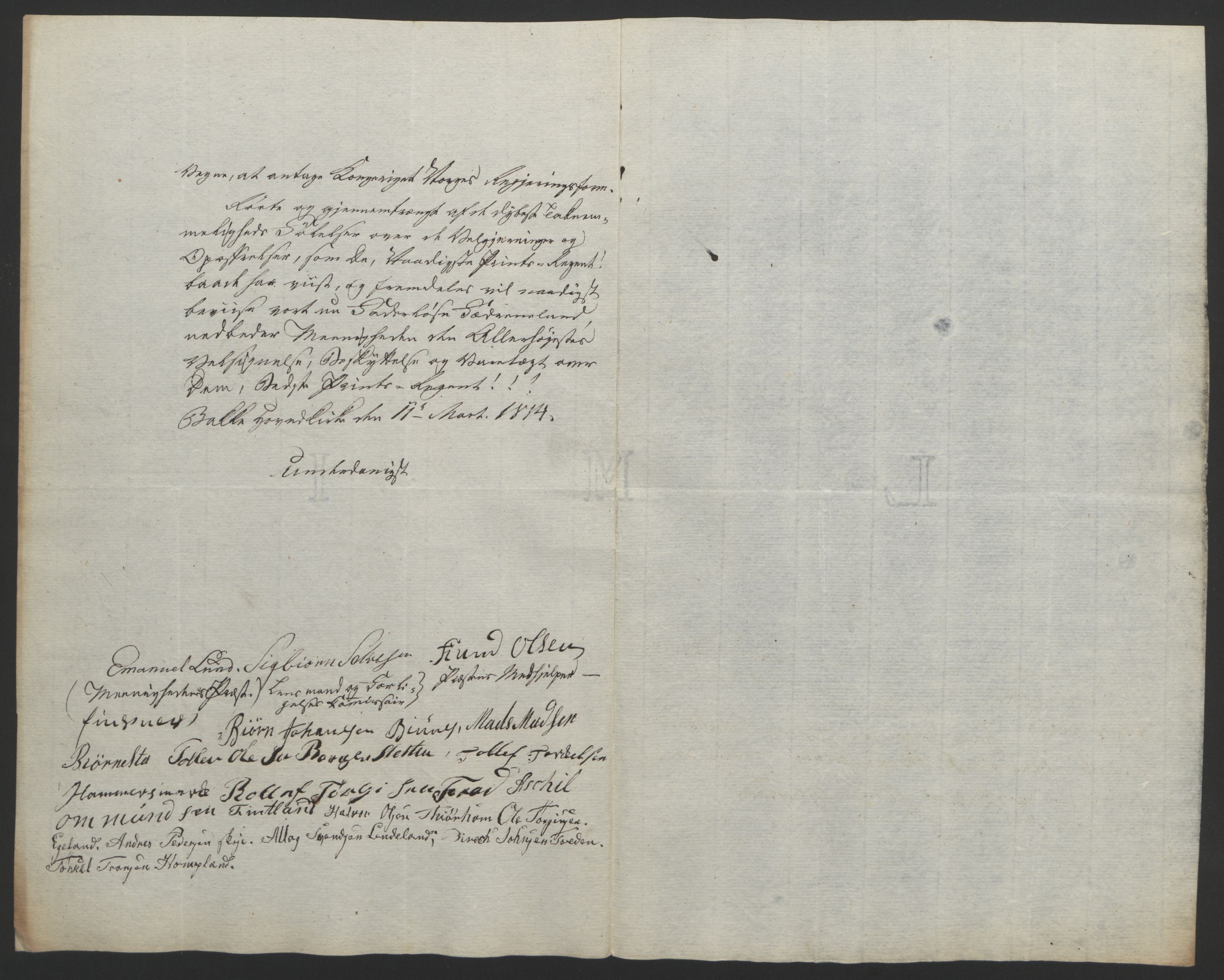 Statsrådssekretariatet, RA/S-1001/D/Db/L0008: Fullmakter for Eidsvollsrepresentantene i 1814. , 1814, p. 209