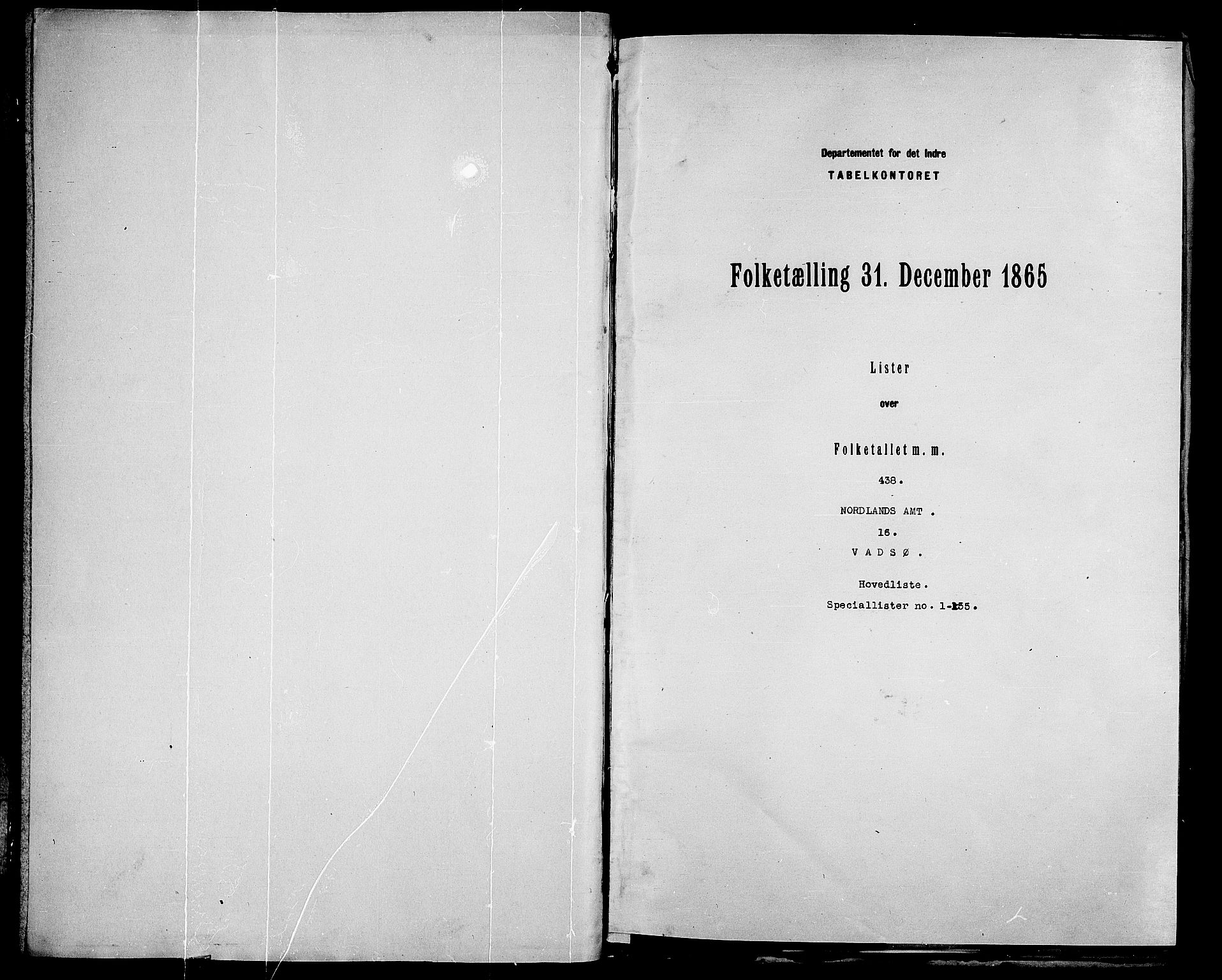 RA, 1865 census for Vadsø/Vadsø, 1865, p. 3