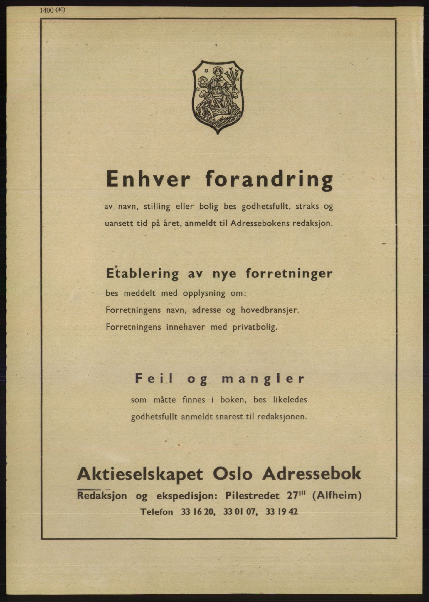 Kristiania/Oslo adressebok, PUBL/-, 1947, p. 1440