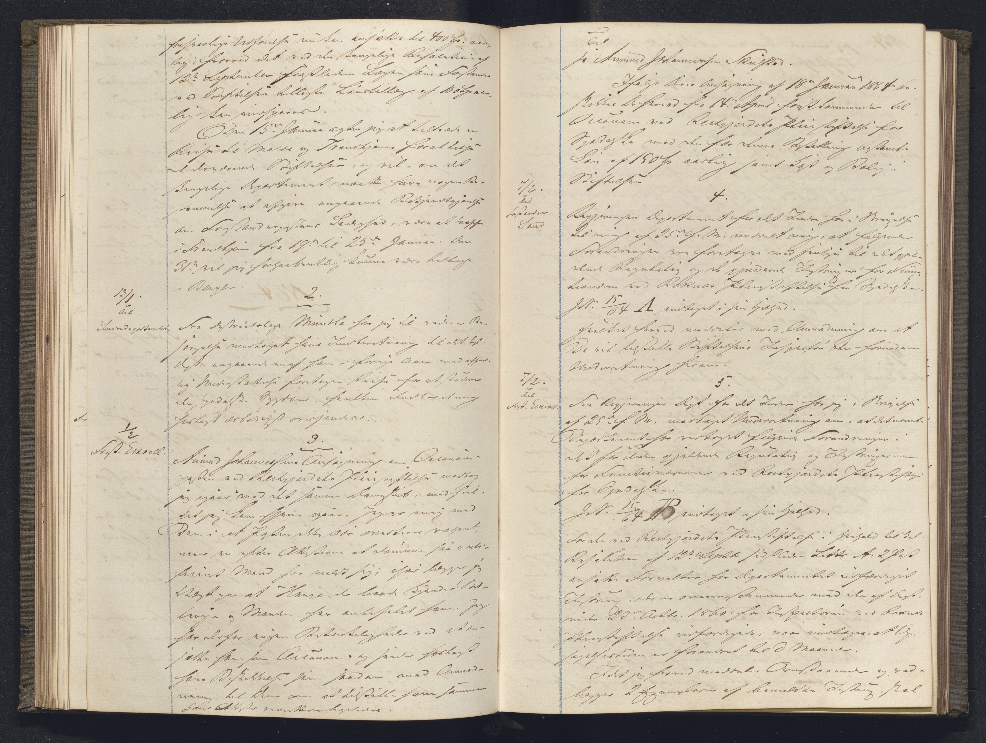 Lepraarkiver - Overlegen for den spedalske sykdom, AV/SAB-A-61001/B.b/L0003: Kopibok, 1862-1865
