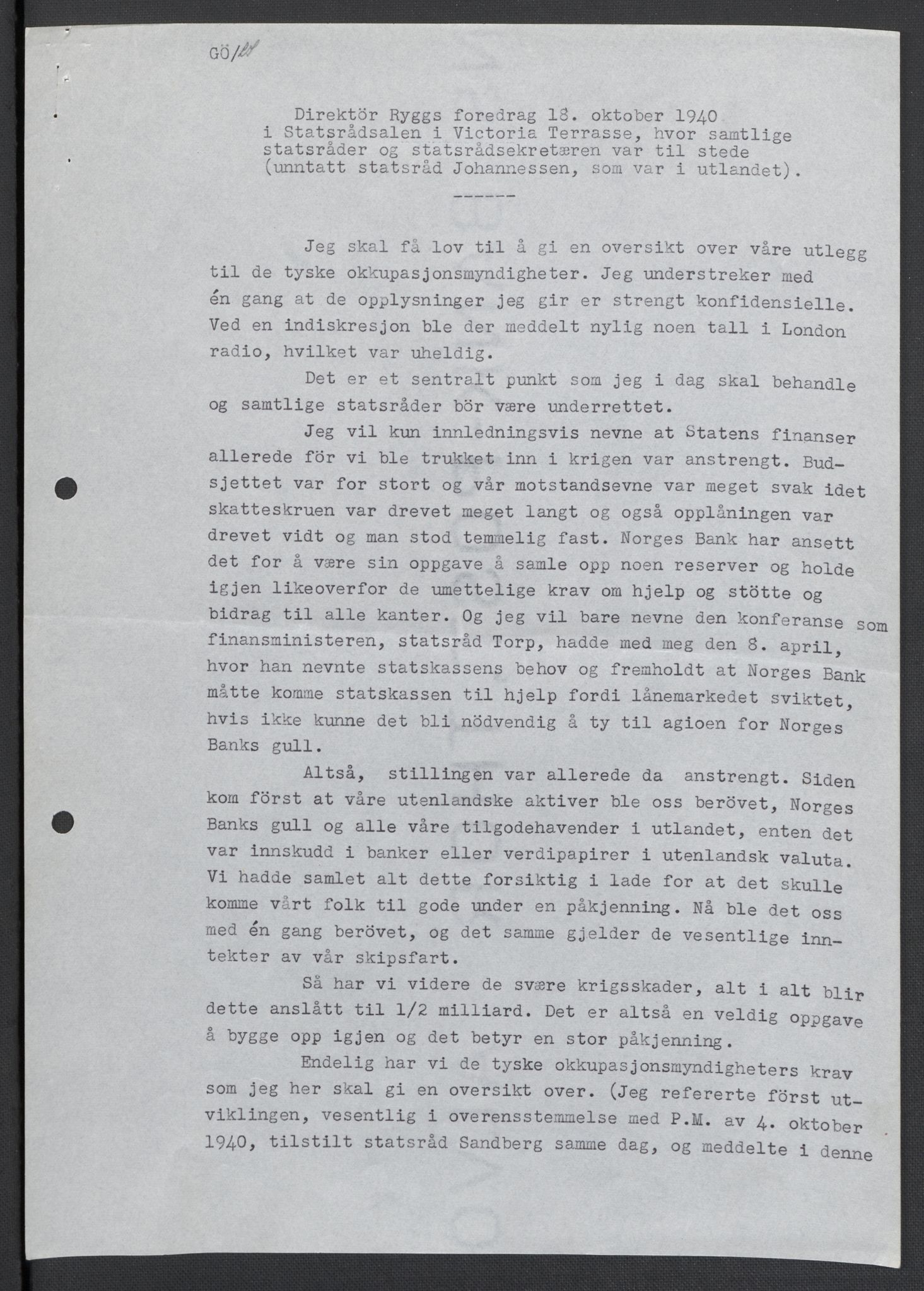 Landssvikarkivet, Oslo politikammer, AV/RA-S-3138-01/D/Da/L0003: Dnr. 29, 1945, p. 2847