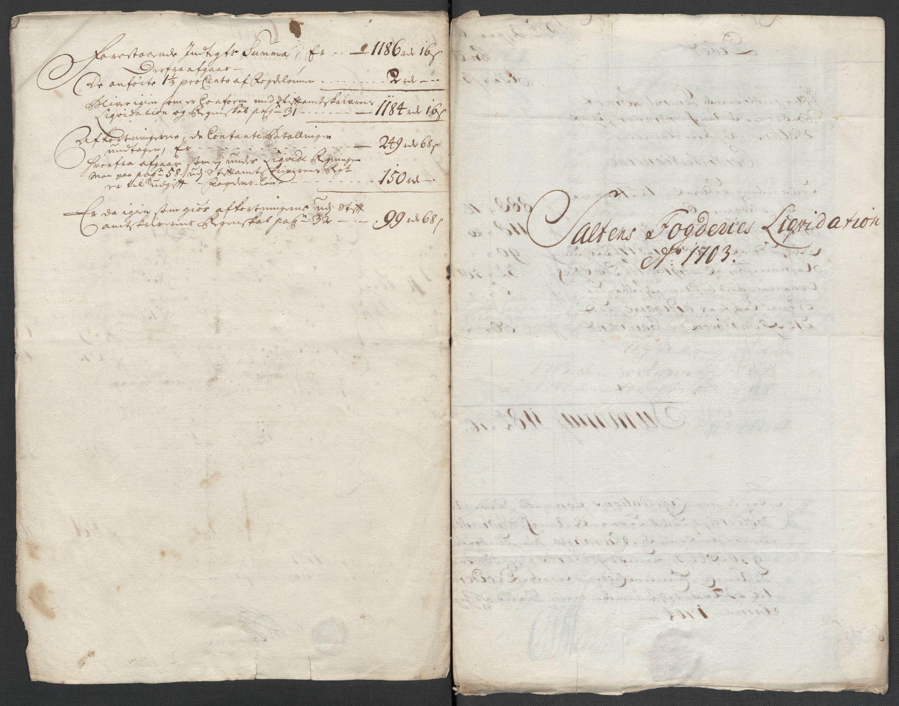 Rentekammeret inntil 1814, Reviderte regnskaper, Fogderegnskap, AV/RA-EA-4092/R66/L4580: Fogderegnskap Salten, 1701-1706, p. 158