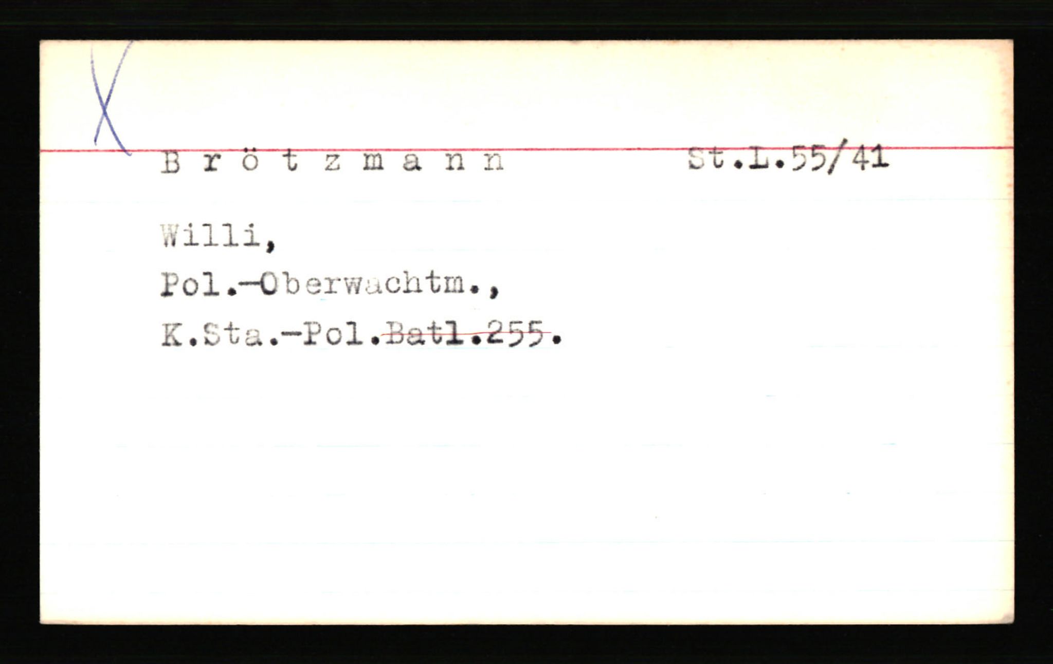 SS- und Polizeigericht Nord (IX), AV/RA-RAFA-3182/0001/C/Ca/L0001: kartotekkort for personer alfabetisk på etternavn: A-C, 1940-1945, p. 661