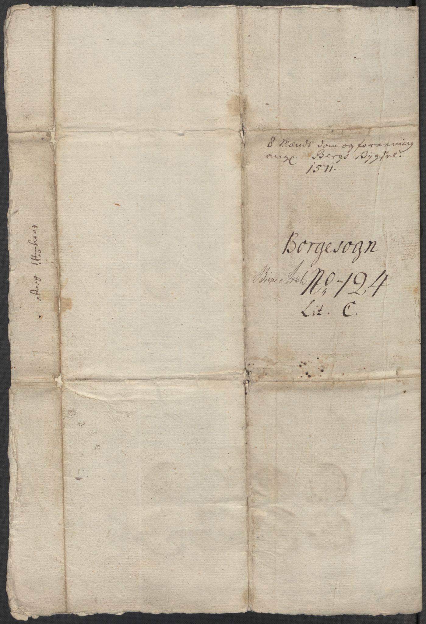 Riksarkivets diplomsamling, RA/EA-5965/F15/L0001: Prestearkiv - Østfold, 1571-1795, p. 24