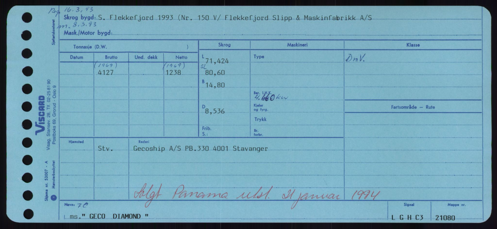 Sjøfartsdirektoratet med forløpere, Skipsmålingen, RA/S-1627/H/Hd/L0012: Fartøy, G-Glø, p. 141