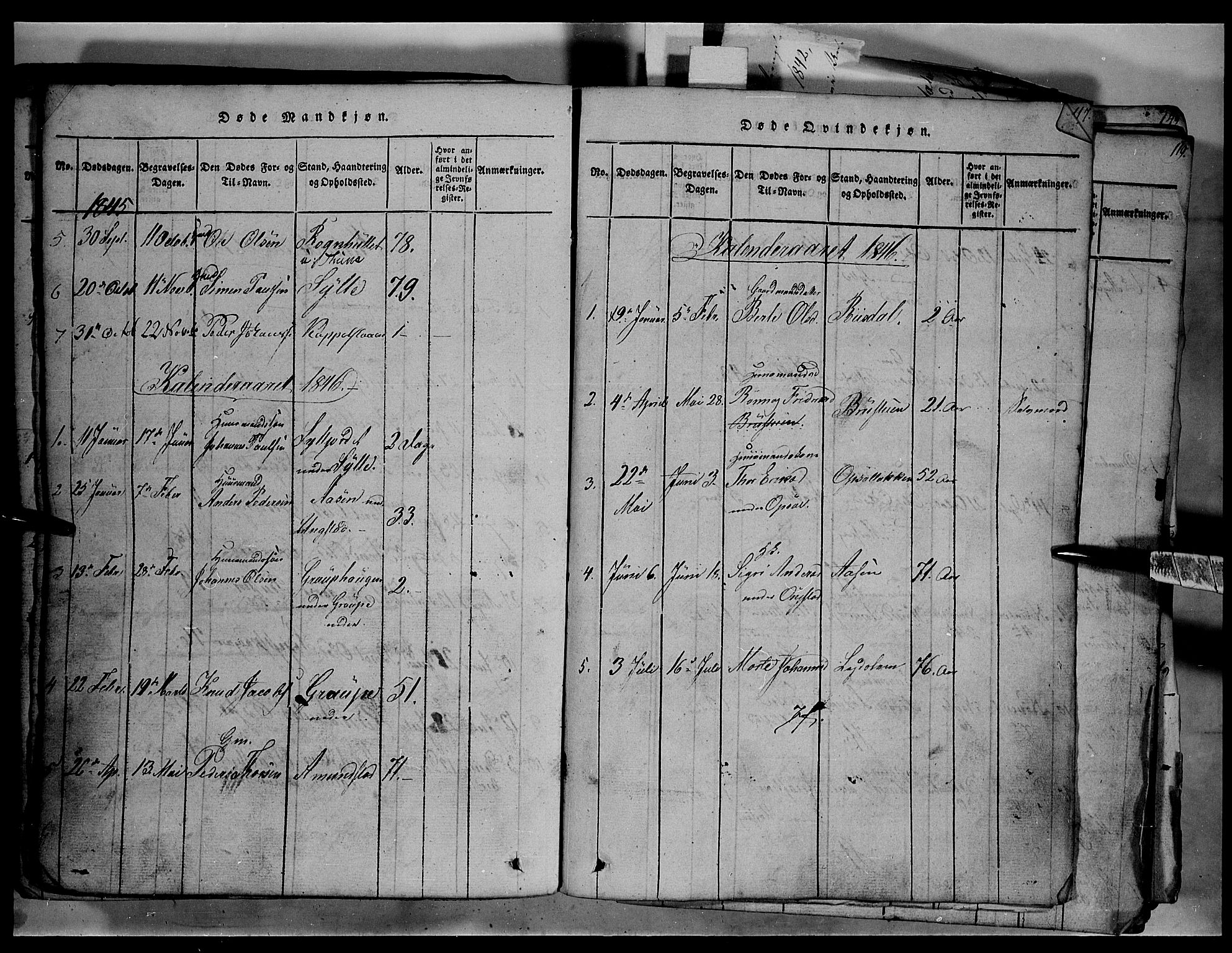 Fron prestekontor, SAH/PREST-078/H/Ha/Hab/L0003: Parish register (copy) no. 3, 1816-1850, p. 116