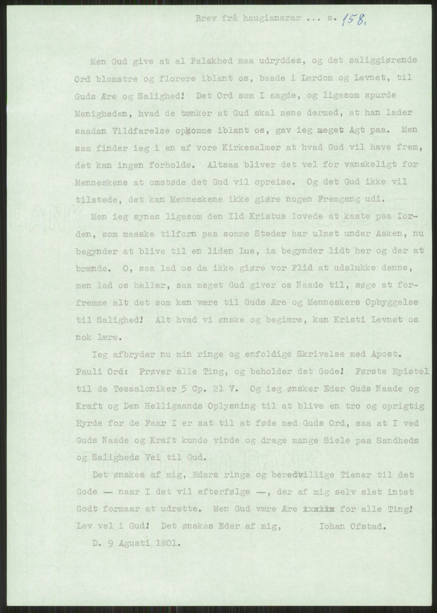 Samlinger til kildeutgivelse, Haugianerbrev, AV/RA-EA-6834/F/L0001: Haugianerbrev I: 1760-1804, 1760-1804, p. 158