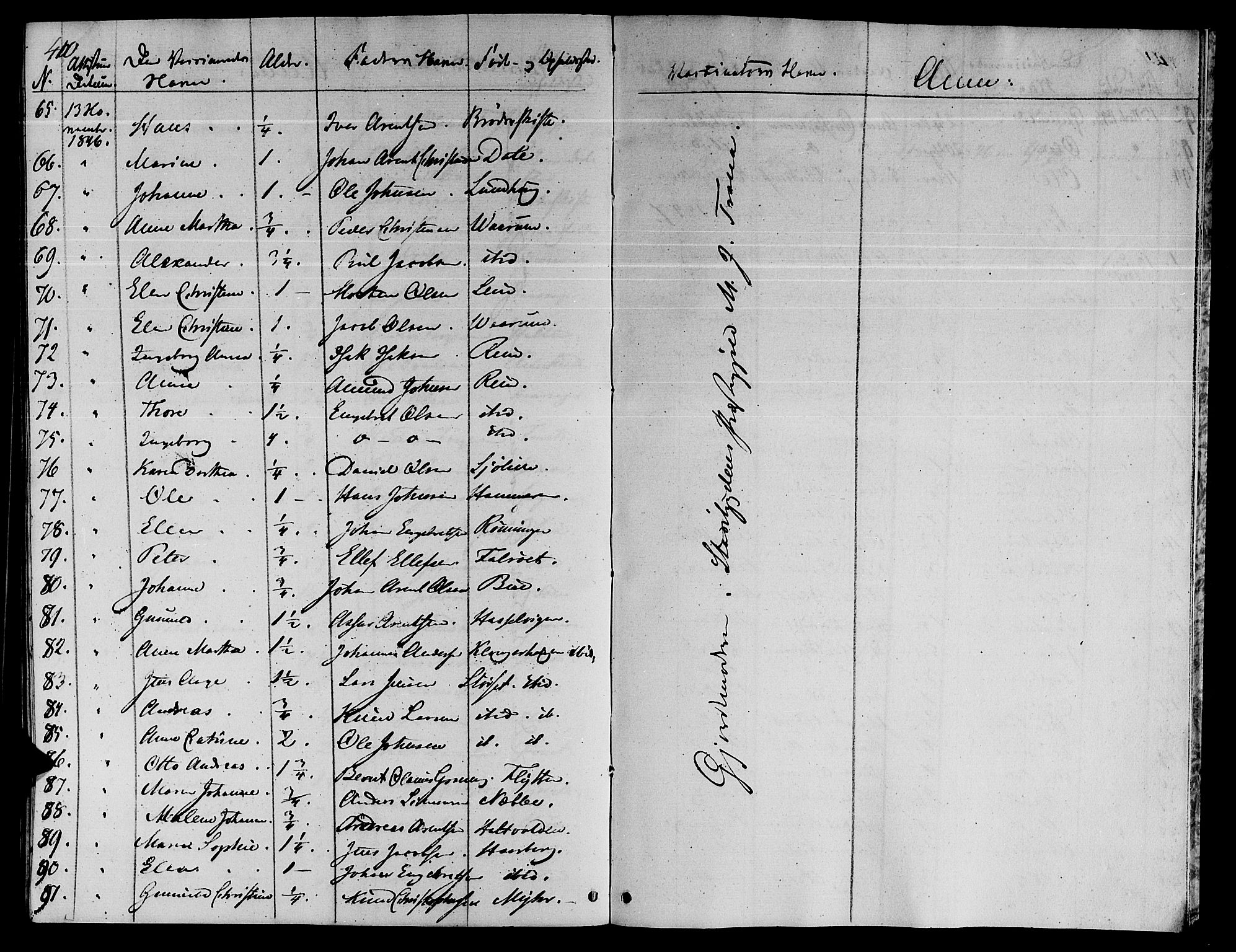 Ministerialprotokoller, klokkerbøker og fødselsregistre - Sør-Trøndelag, SAT/A-1456/646/L0610: Parish register (official) no. 646A08, 1837-1847, p. 410