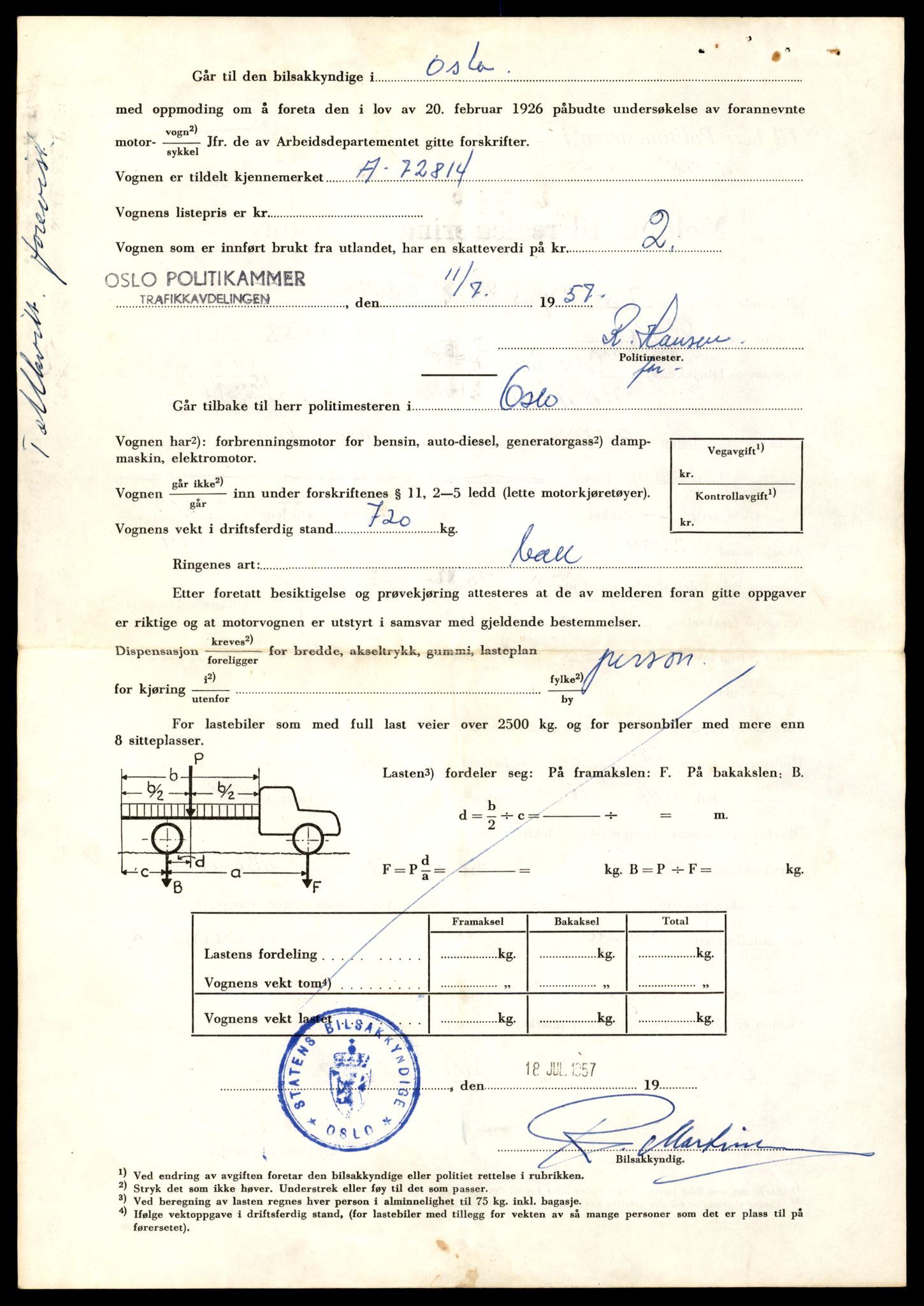 Møre og Romsdal vegkontor - Ålesund trafikkstasjon, AV/SAT-A-4099/F/Fe/L0022: Registreringskort for kjøretøy T 10584 - T 10694, 1927-1998, p. 1422