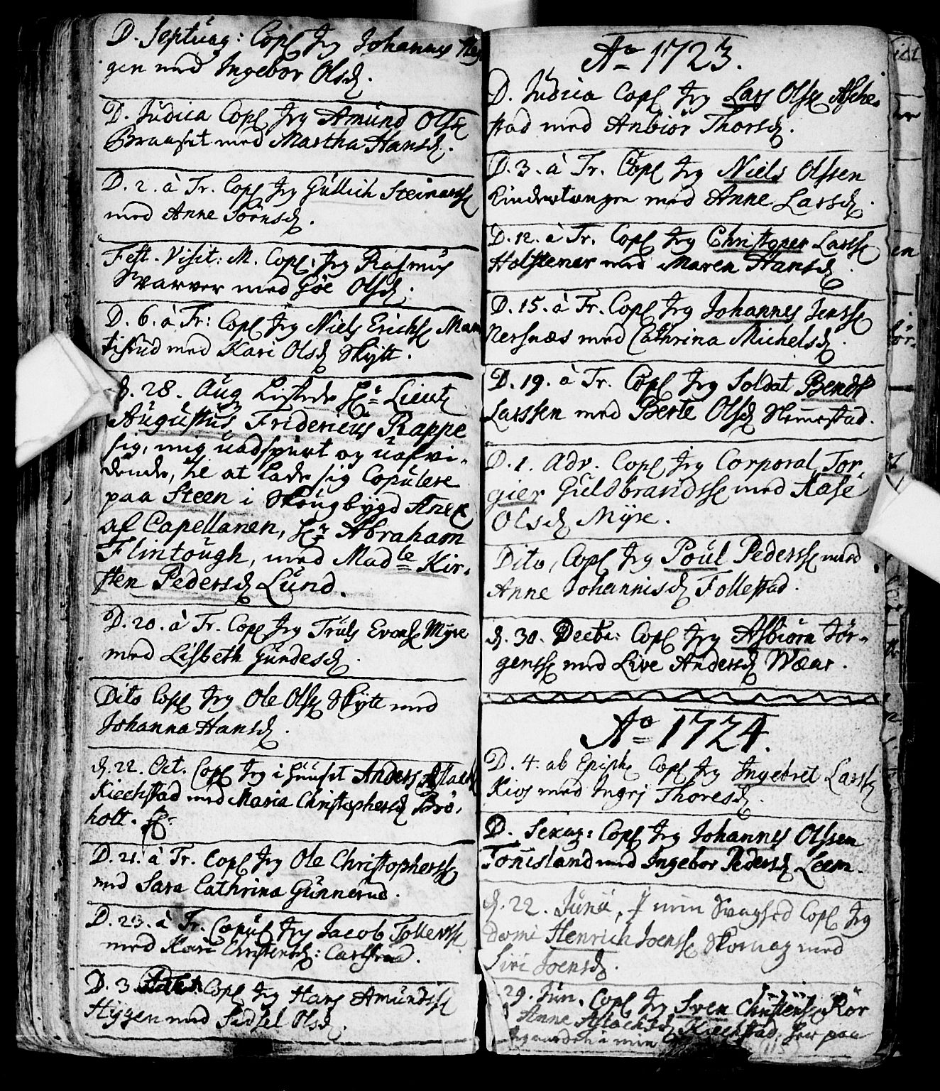 Røyken kirkebøker, SAKO/A-241/F/Fa/L0001: Parish register (official) no. 1, 1701-1730, p. 115