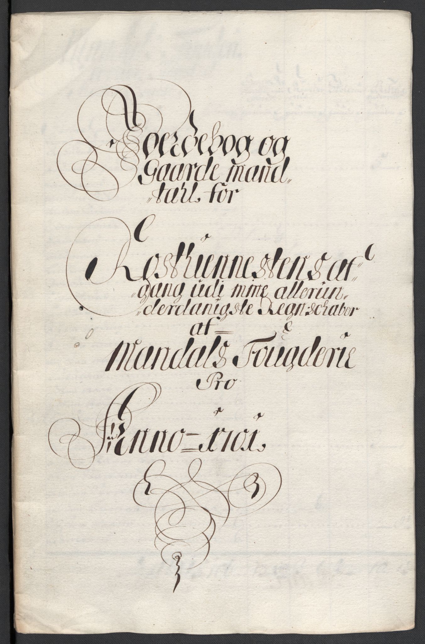 Rentekammeret inntil 1814, Reviderte regnskaper, Fogderegnskap, RA/EA-4092/R43/L2549: Fogderegnskap Lista og Mandal, 1701-1702, p. 76