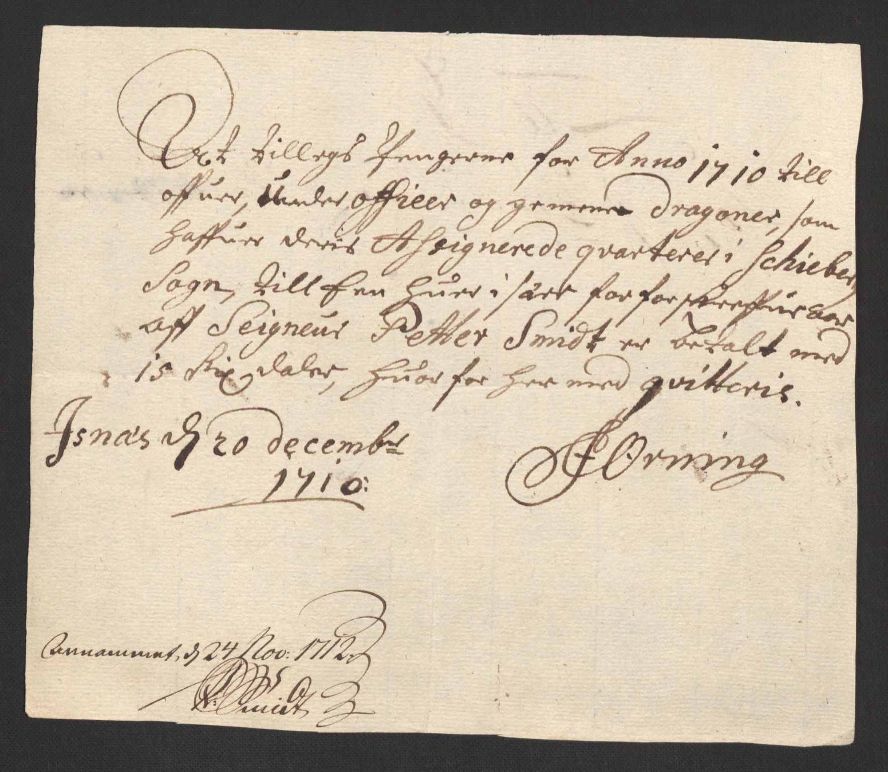 Rentekammeret inntil 1814, Reviderte regnskaper, Fogderegnskap, AV/RA-EA-4092/R01/L0019: Fogderegnskap Idd og Marker, 1710, p. 179
