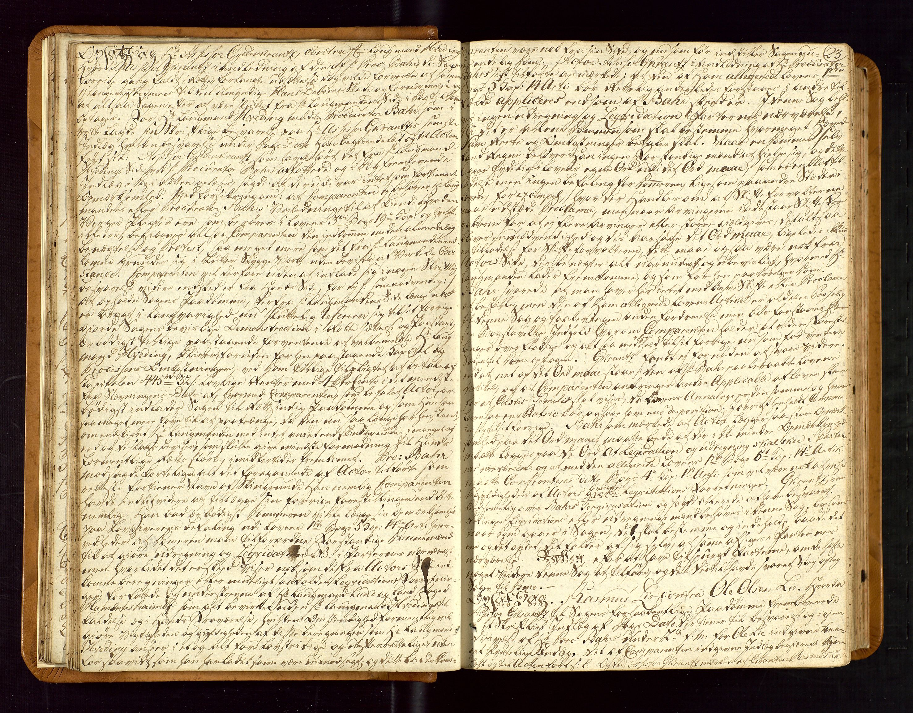 Stavanger byfogd, AV/SAST-A-101408/001/3/30/30BA/L0047: Bytingprotkoll, 1788-1798, p. 22b-23a