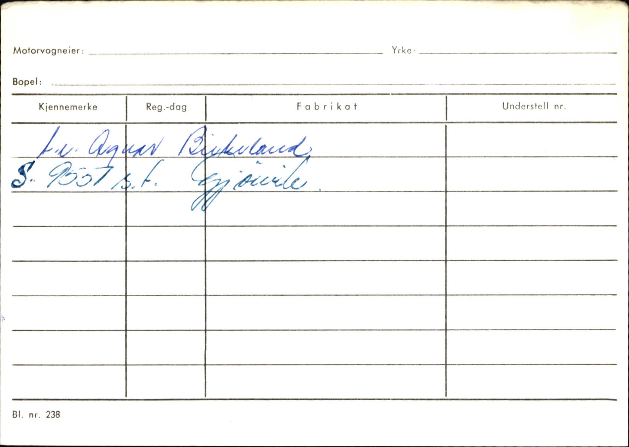 Statens vegvesen, Sogn og Fjordane vegkontor, SAB/A-5301/4/F/L0133: Eigarregister Bremanger A-Å. Gaular A-H, 1945-1975, p. 72