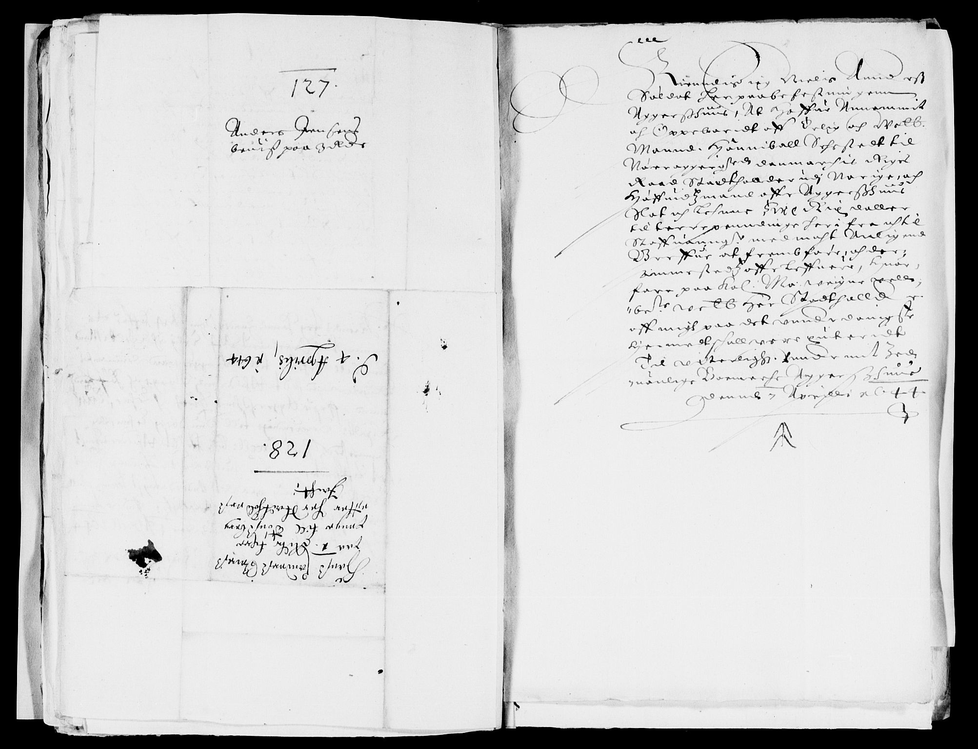 Rentekammeret inntil 1814, Reviderte regnskaper, Lensregnskaper, AV/RA-EA-5023/R/Rb/Rba/L0171: Akershus len, 1643-1644
