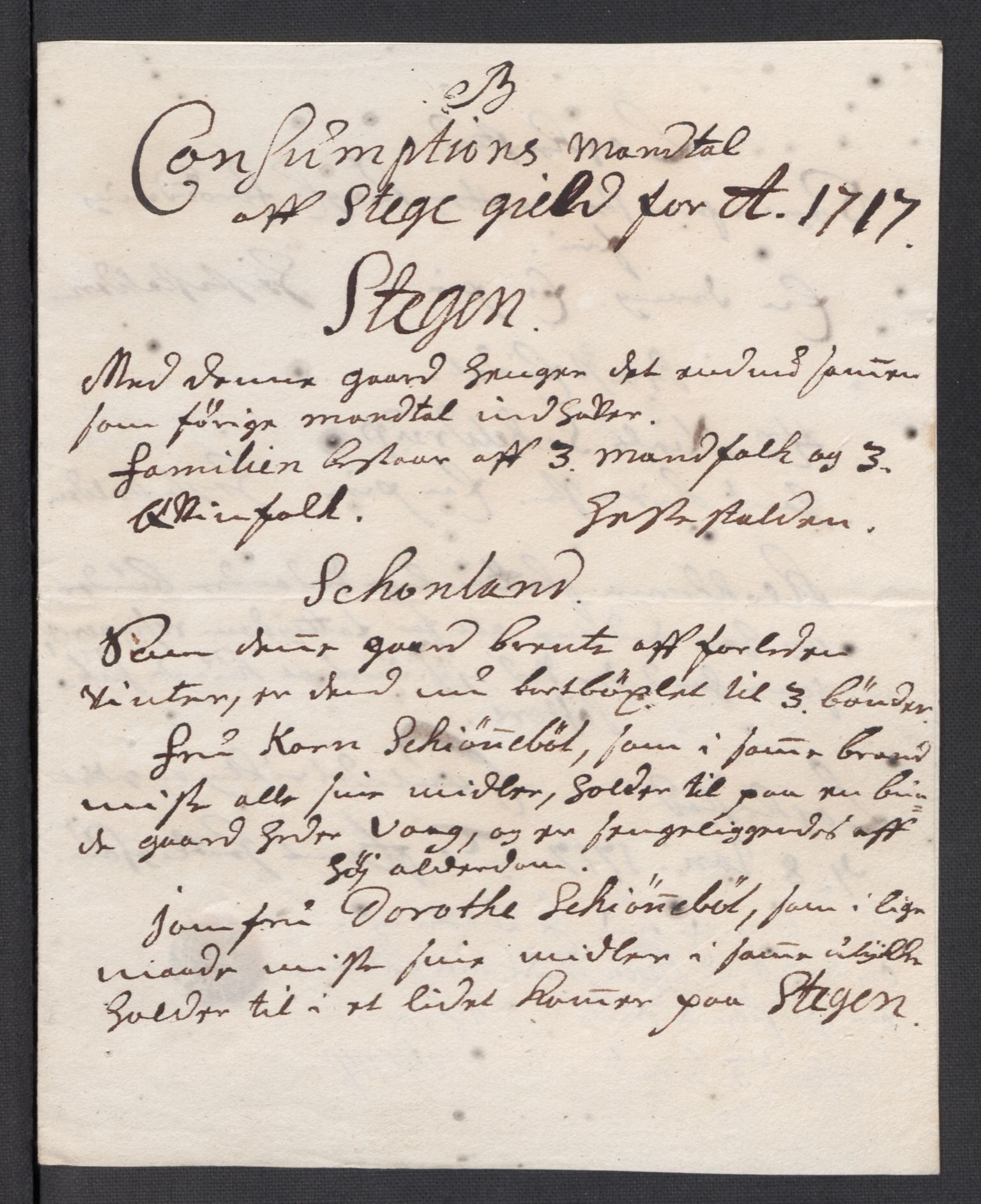 Rentekammeret inntil 1814, Reviderte regnskaper, Fogderegnskap, AV/RA-EA-4092/R66/L4587: Fogderegnskap Salten, 1717, p. 103