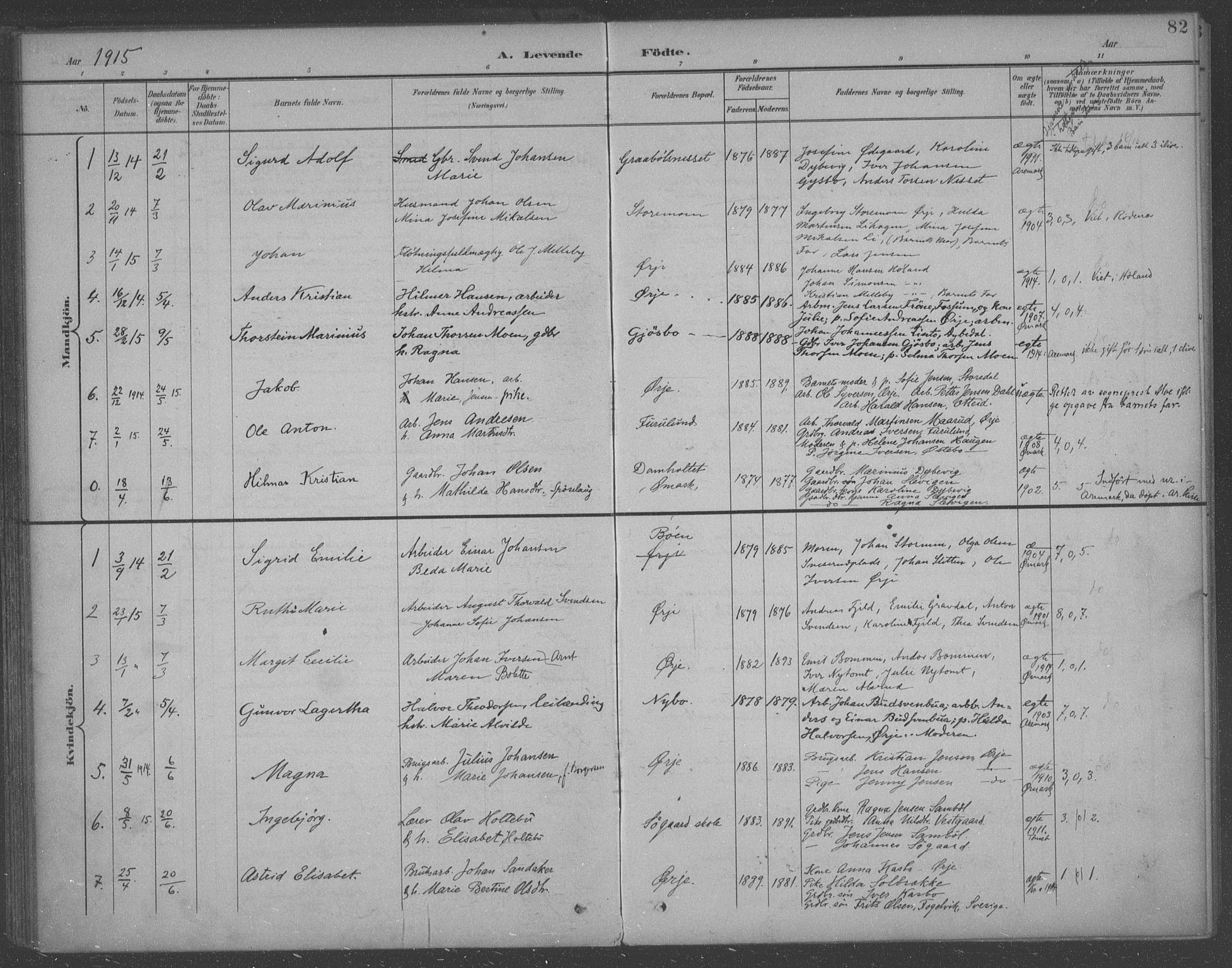 Aremark prestekontor Kirkebøker, SAO/A-10899/F/Fb/L0005: Parish register (official) no. II 5, 1895-1919, p. 82