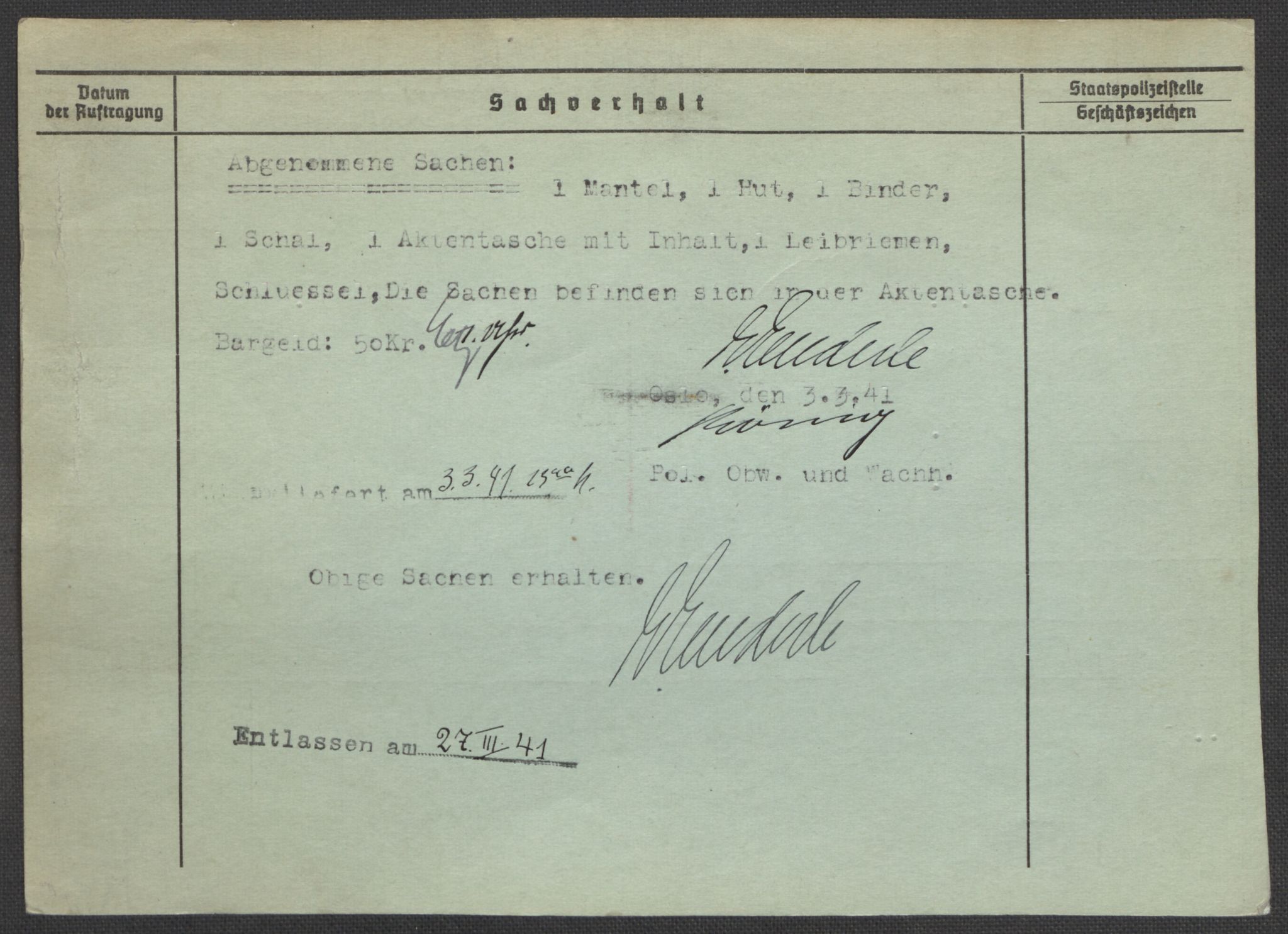 Befehlshaber der Sicherheitspolizei und des SD, AV/RA-RAFA-5969/E/Ea/Eaa/L0002: Register over norske fanger i Møllergata 19: Bj-Eng, 1940-1945, p. 1340