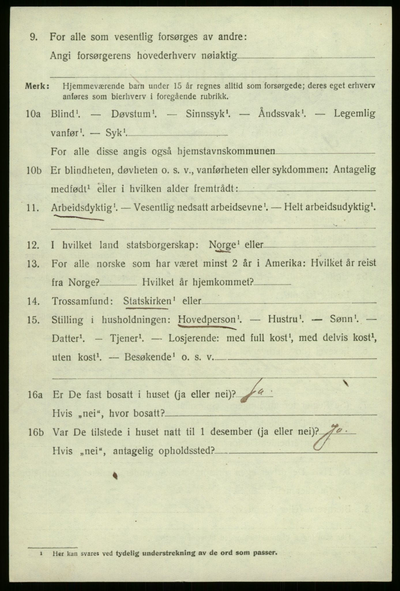 SAB, 1920 census for Sør-Vågsøy, 1920, p. 1377