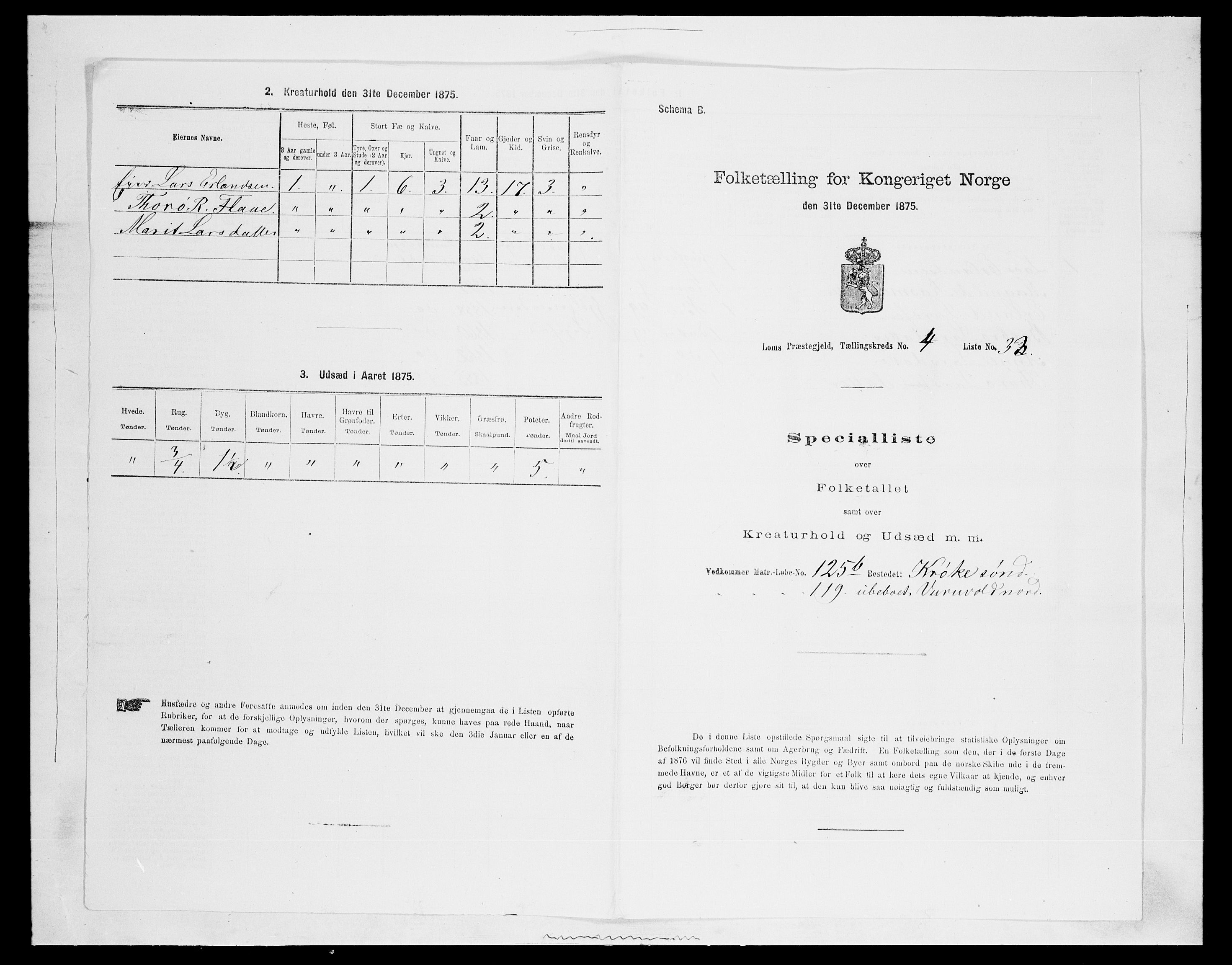 SAH, 1875 census for 0514P Lom, 1875, p. 654