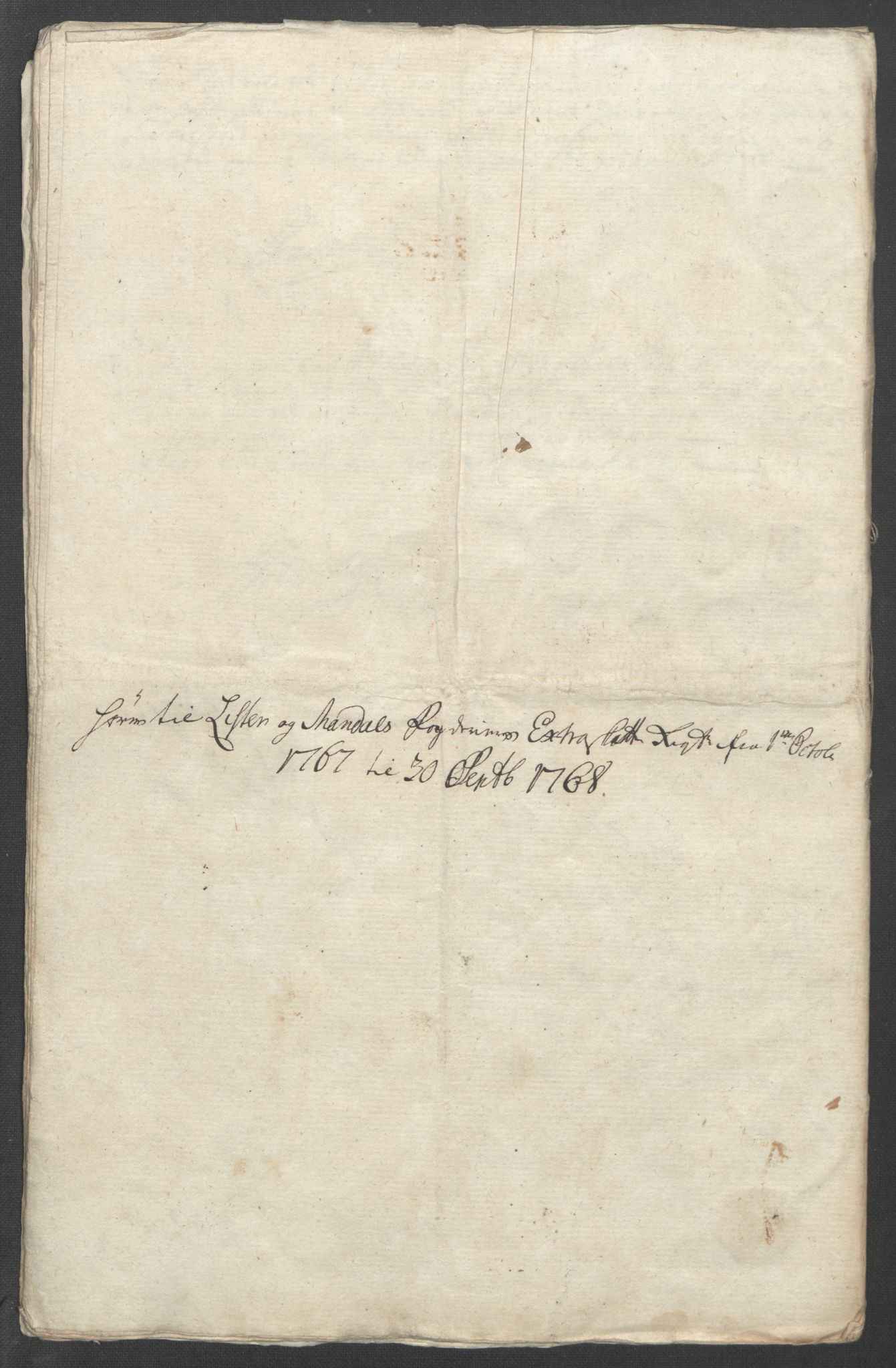 Rentekammeret inntil 1814, Reviderte regnskaper, Fogderegnskap, RA/EA-4092/R45/L2704: Ekstraskatten Lista og Mandal, 1762-1768, p. 332