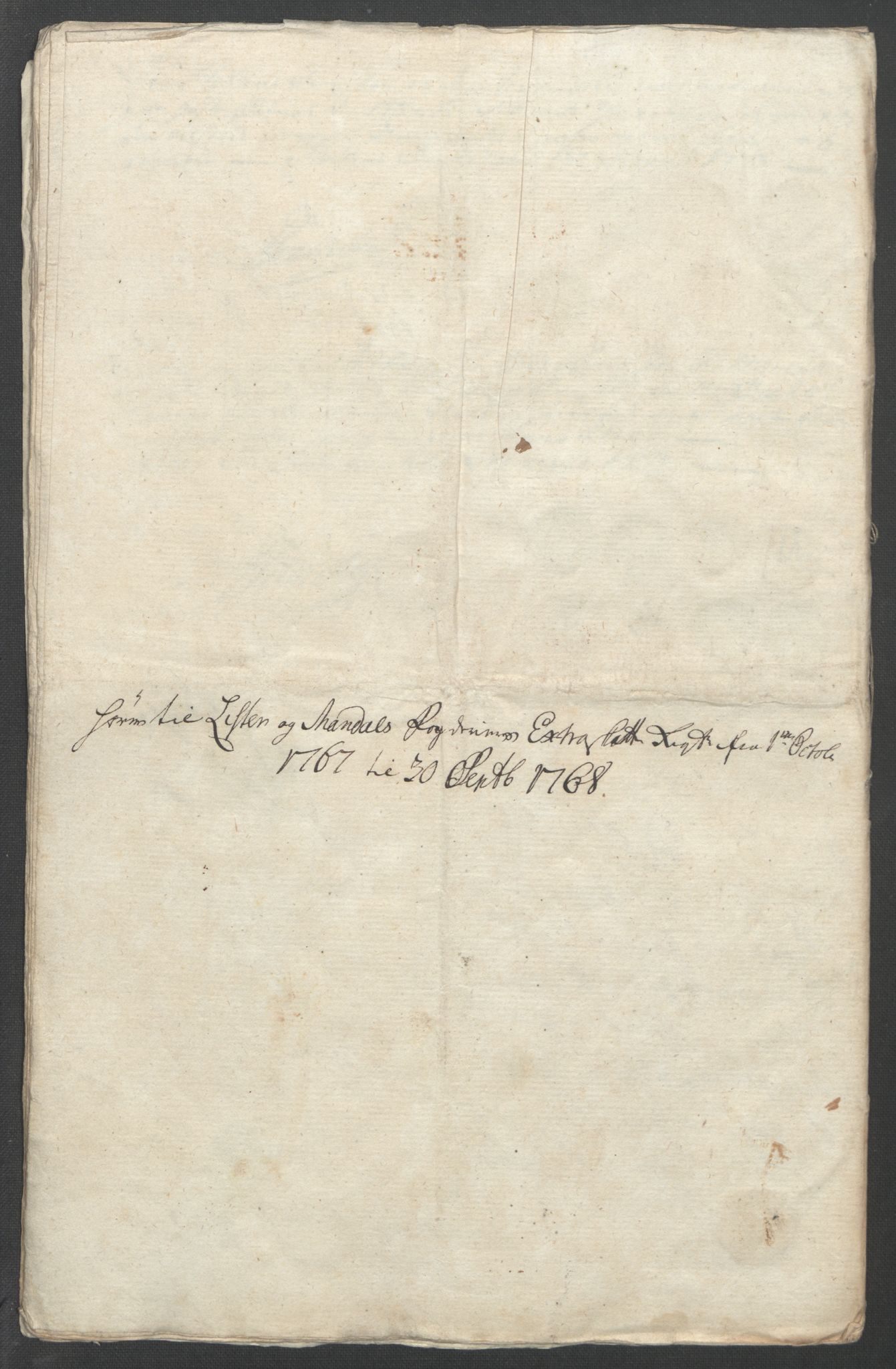 Rentekammeret inntil 1814, Reviderte regnskaper, Fogderegnskap, AV/RA-EA-4092/R45/L2704: Ekstraskatten Lista og Mandal, 1762-1768, p. 332