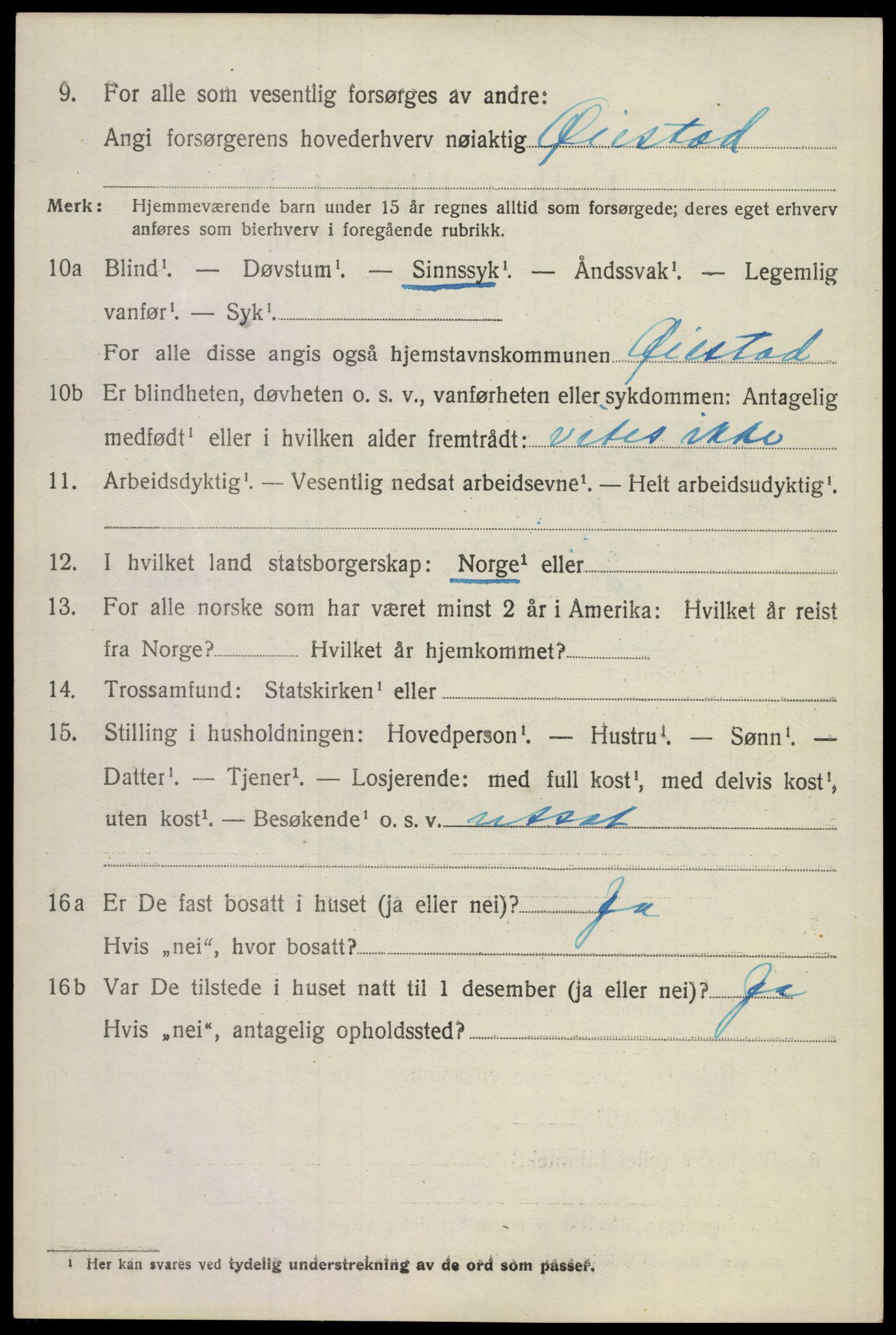 SAKO, 1920 census for Lier, 1920, p. 26177