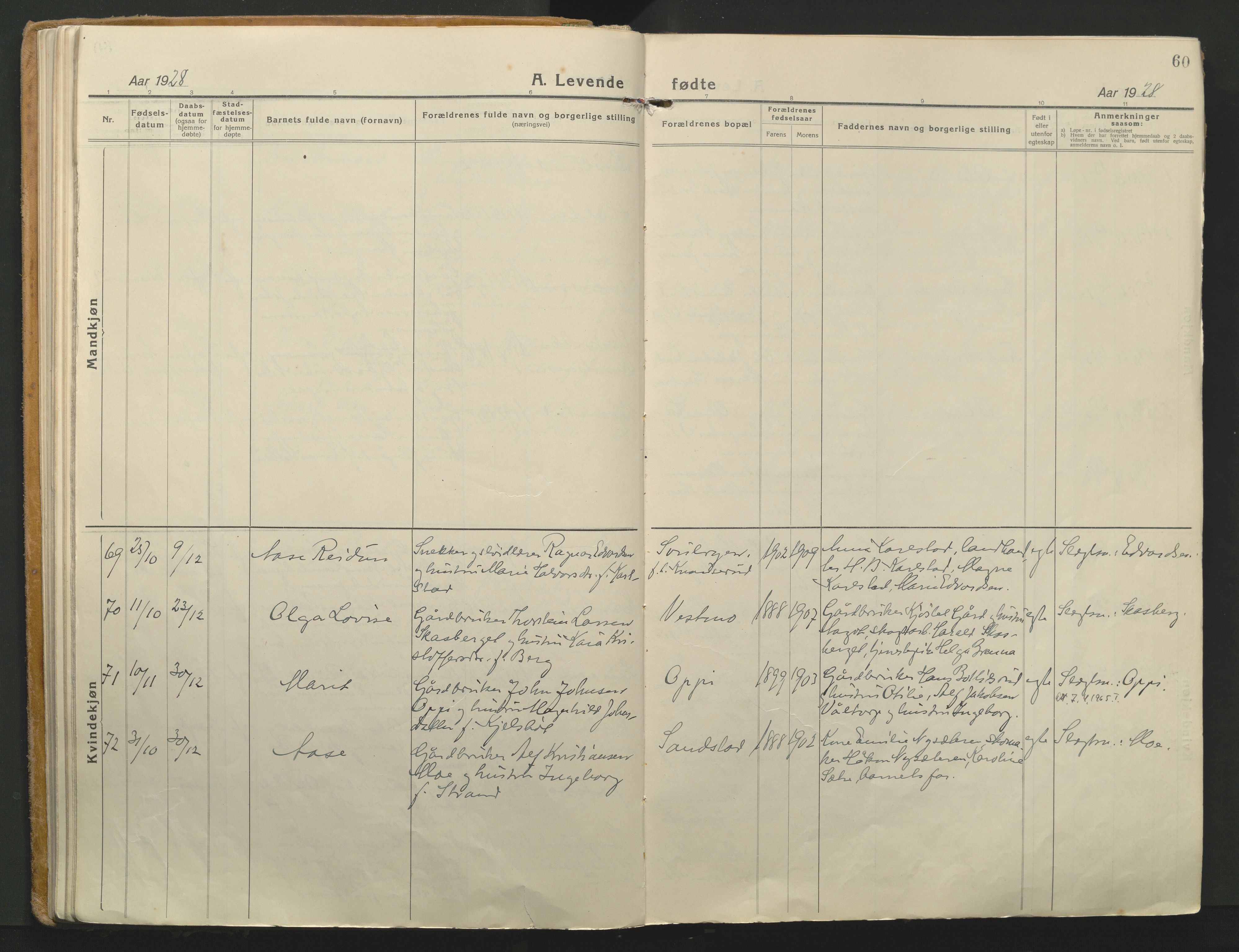 Grue prestekontor, AV/SAH-PREST-036/H/Ha/Haa/L0018: Parish register (official) no. 18, 1923-1940, p. 60