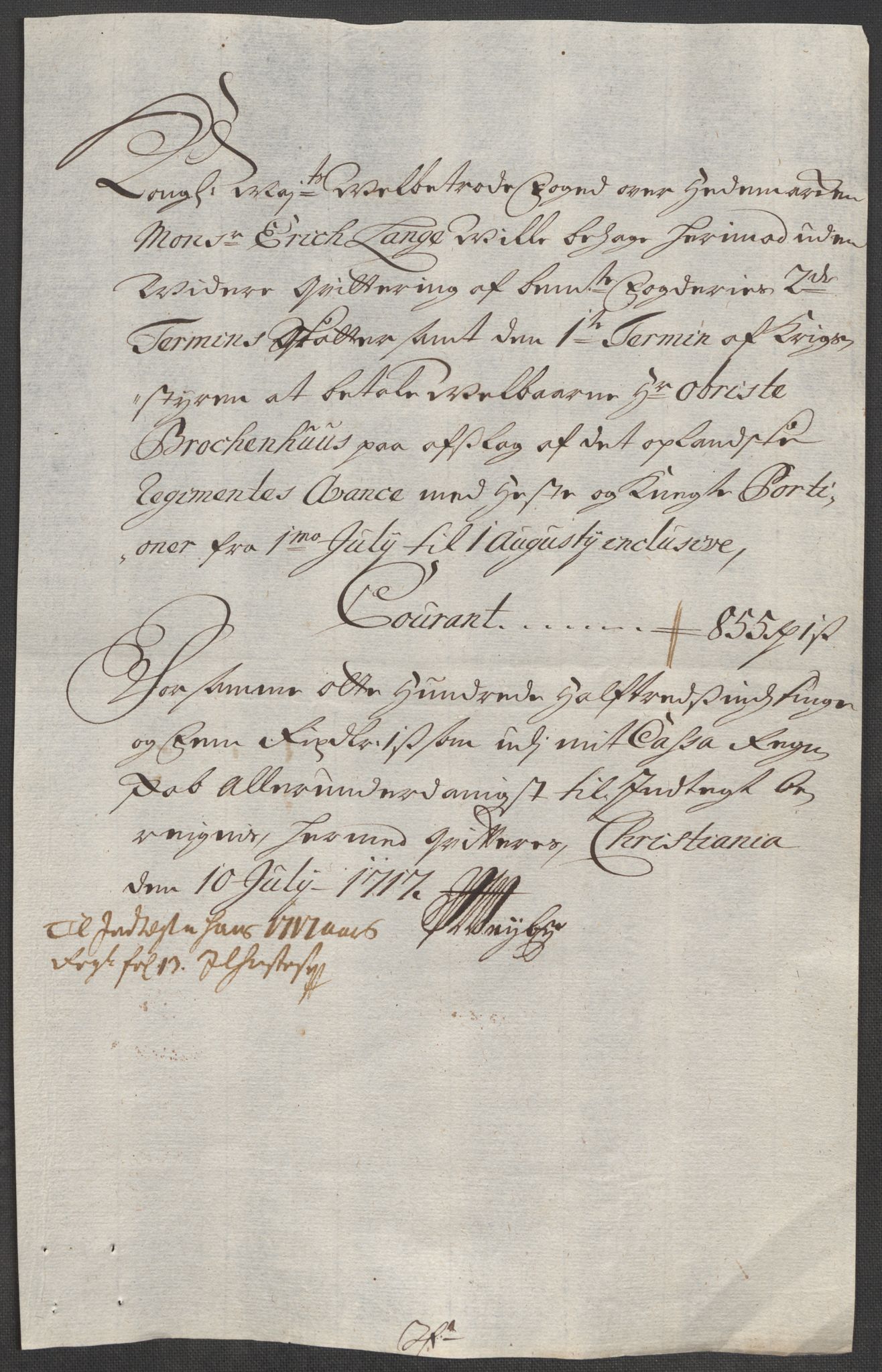 Rentekammeret inntil 1814, Reviderte regnskaper, Fogderegnskap, RA/EA-4092/R16/L1056: Fogderegnskap Hedmark, 1717, p. 402