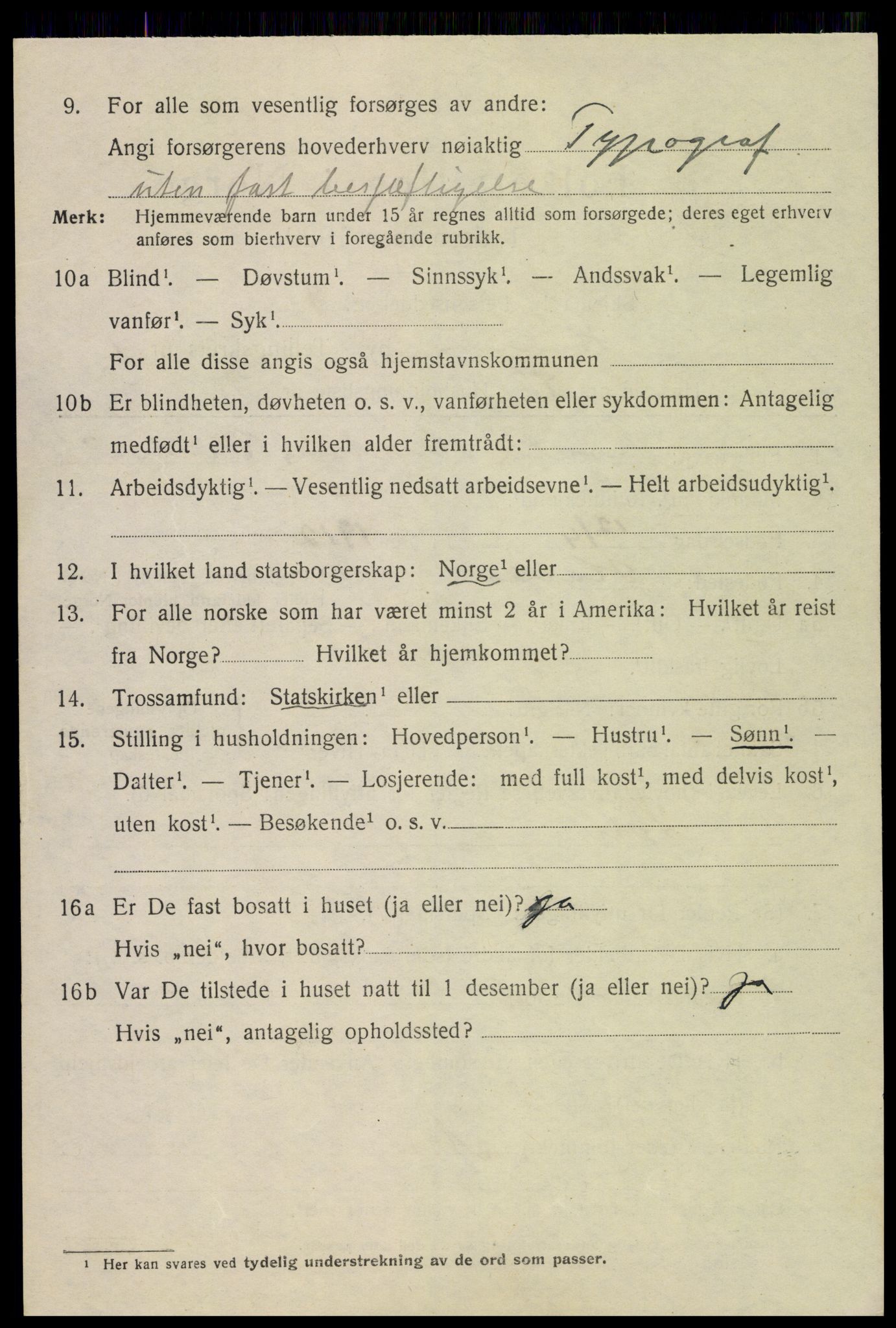 SAH, 1920 census for Hamar, 1920, p. 5150