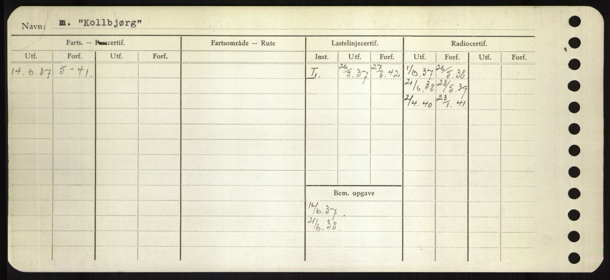 Sjøfartsdirektoratet med forløpere, Skipsmålingen, RA/S-1627/H/Hd/L0020: Fartøy, K-Kon, p. 436