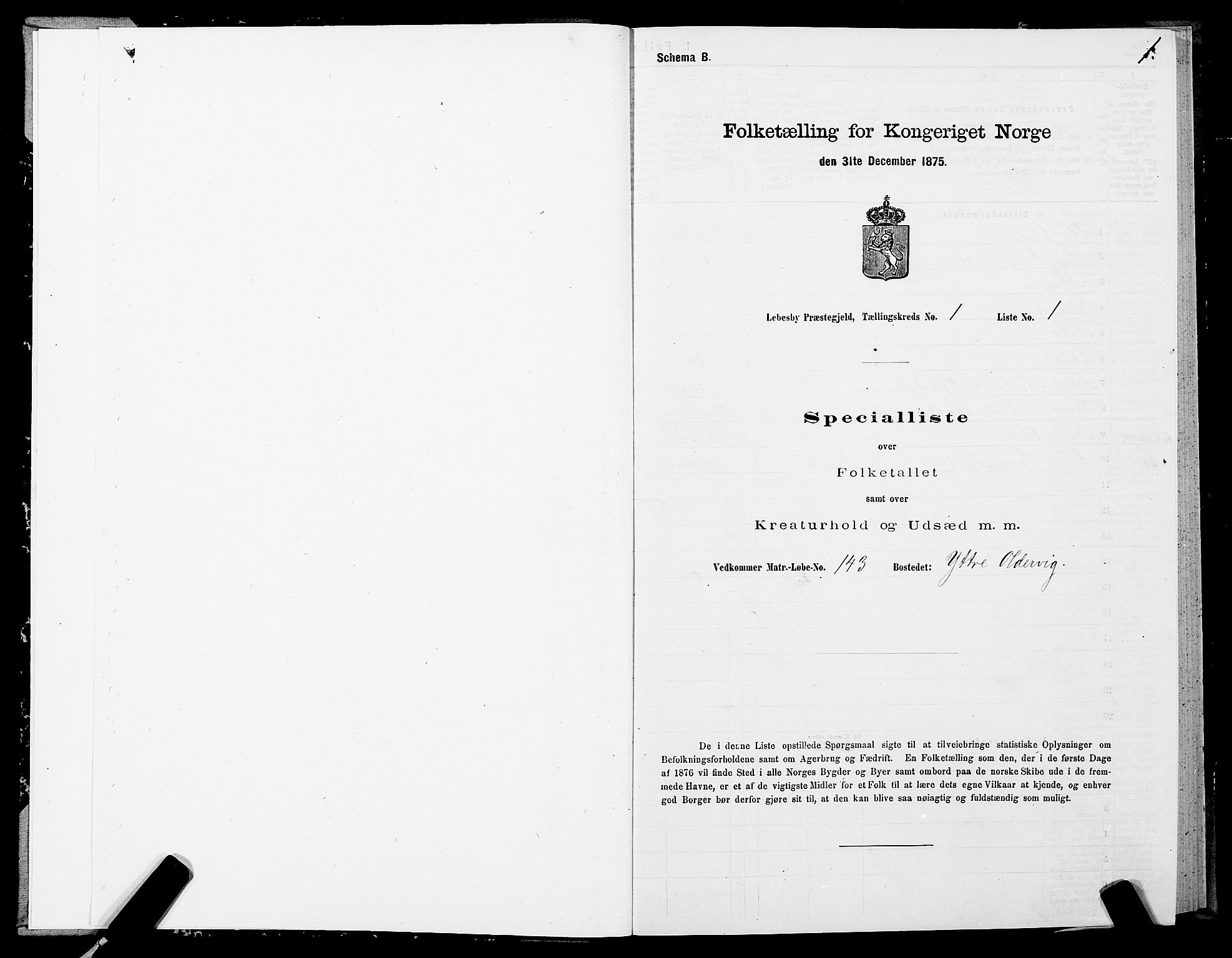 SATØ, 1875 census for 2022P Lebesby, 1875, p. 1001